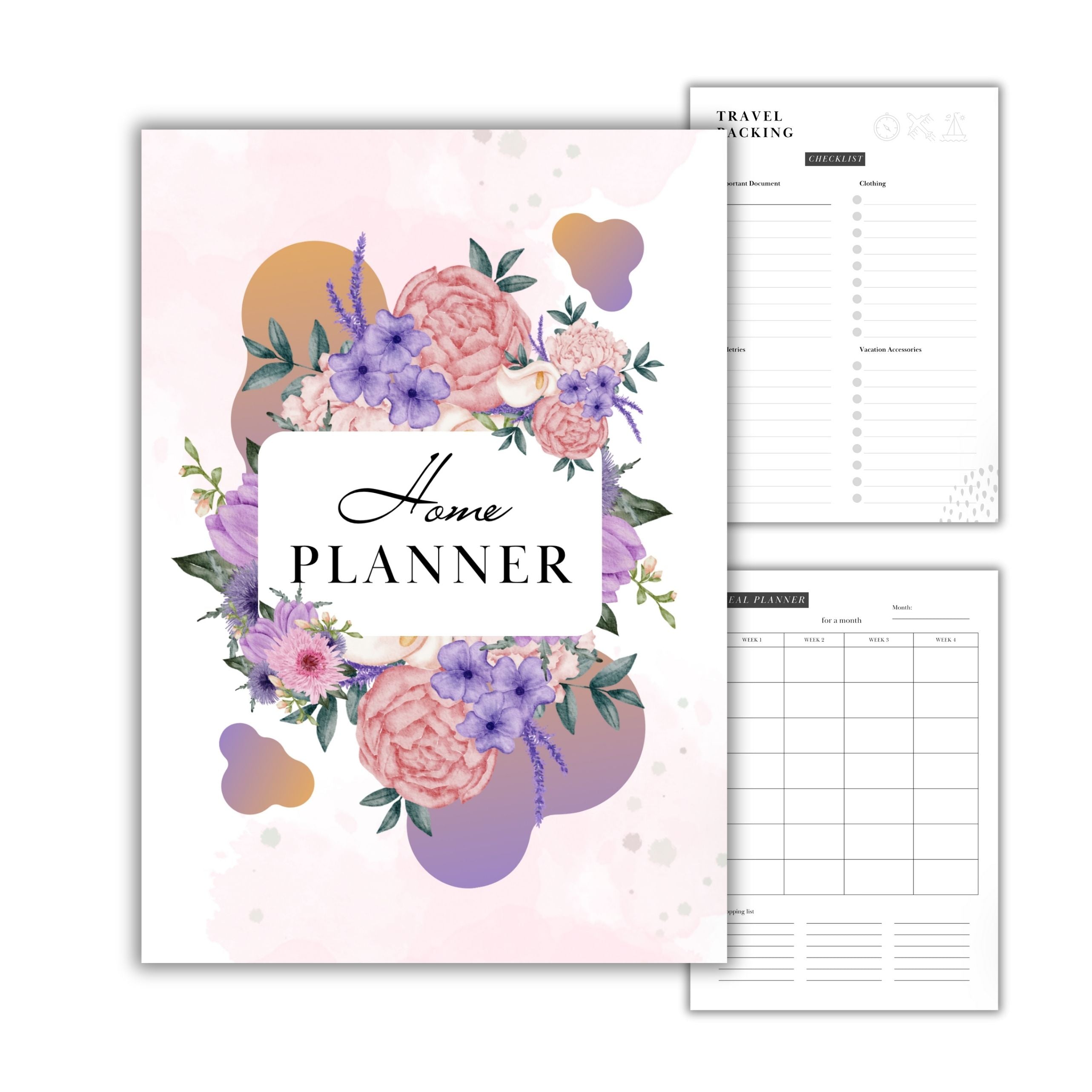 Home Planner and Organiser Digital Download