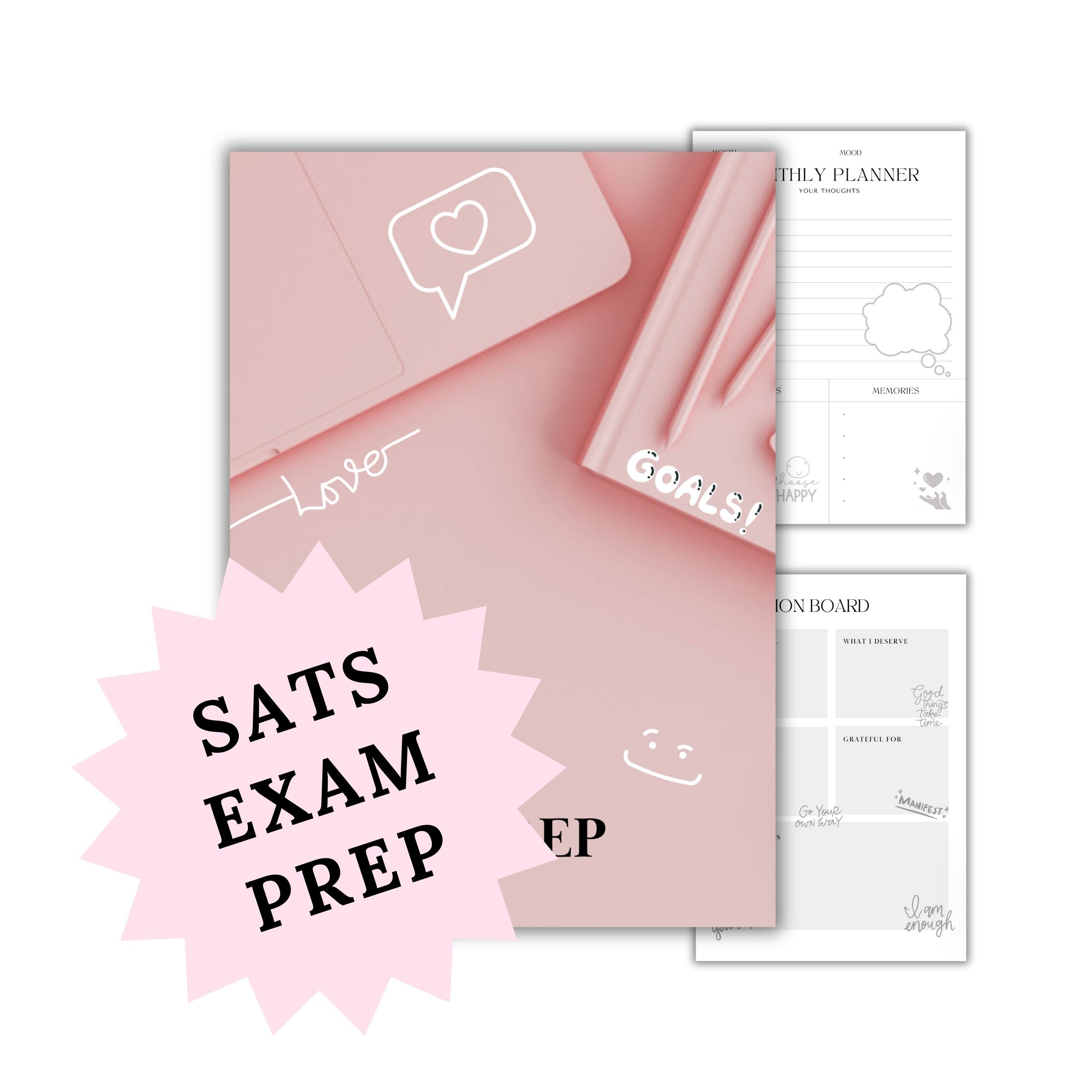 SATS Exam Prep Academic Booklet Digital Download