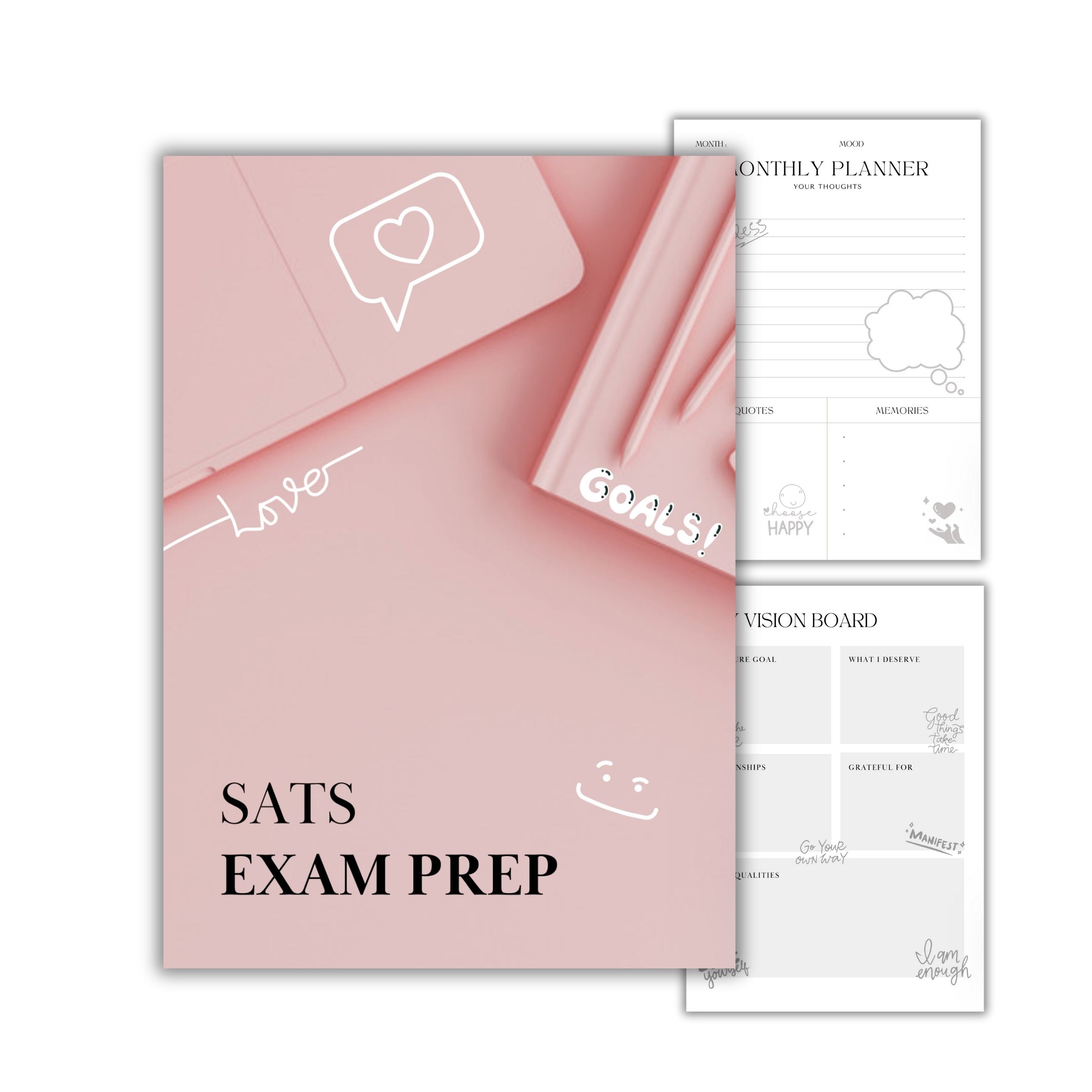 SATS Exam Prep Academic Booklet Digital Download