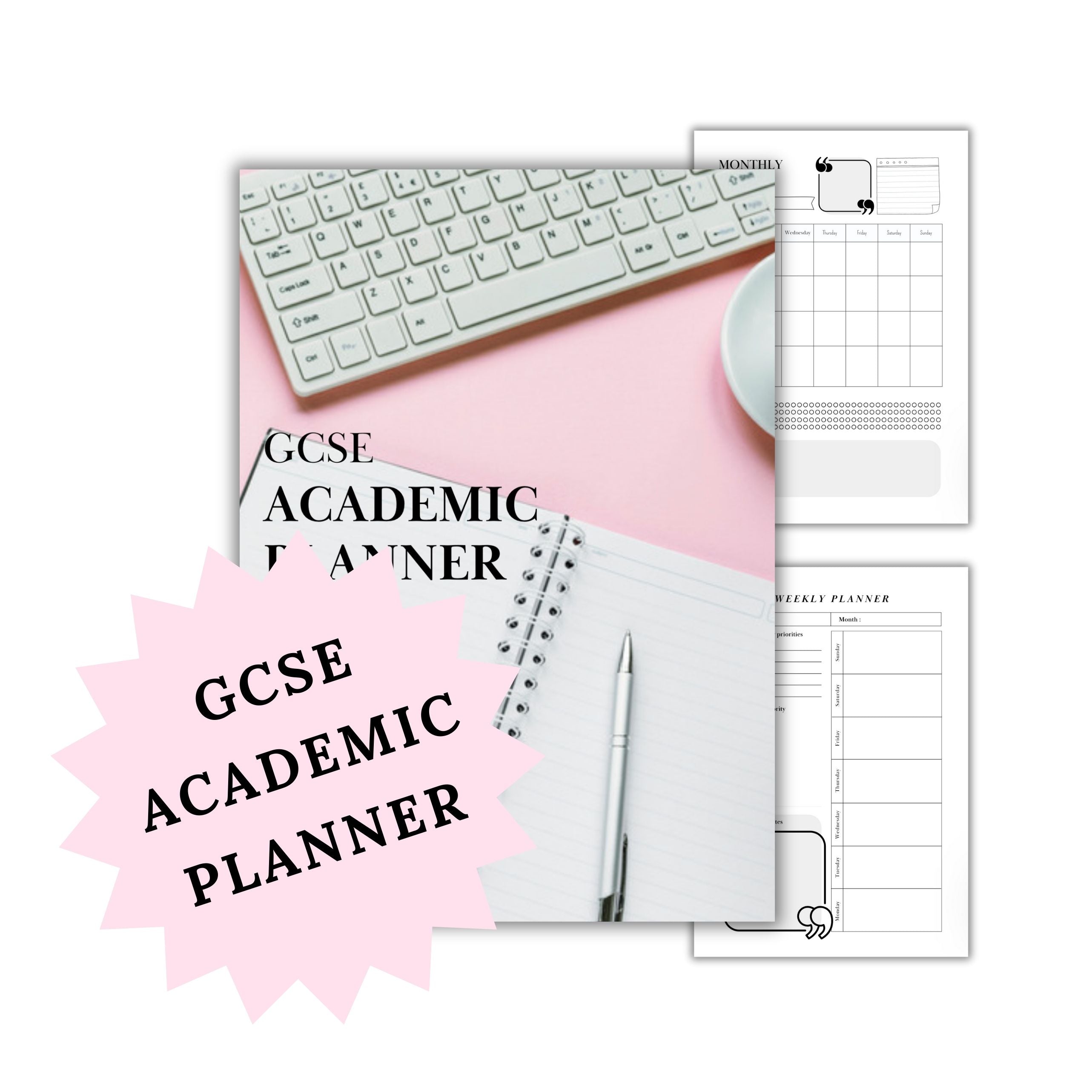 GCSE Planner Academic Booklet Digital Download