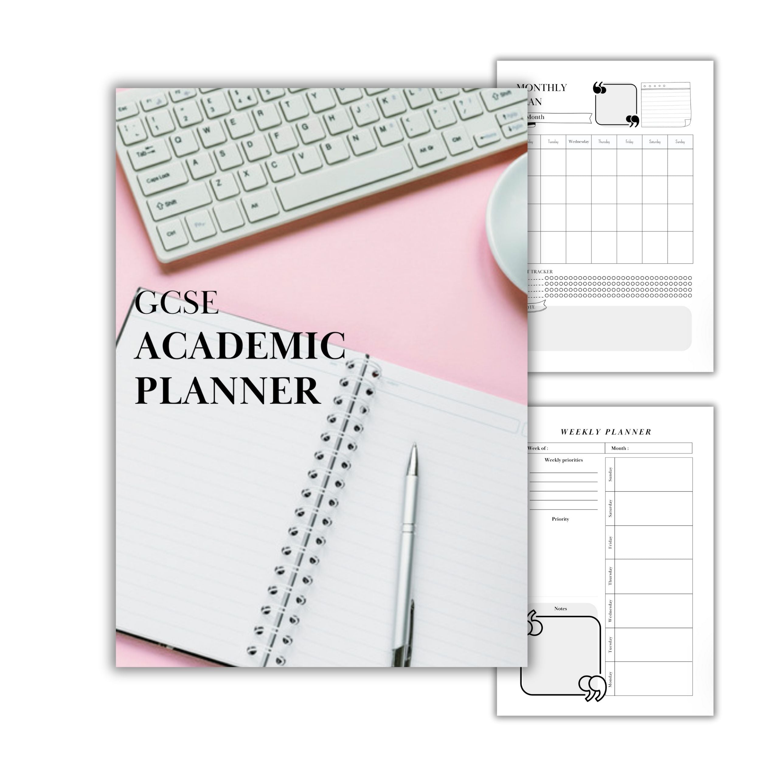 GCSE Planner Academic Booklet Digital Download