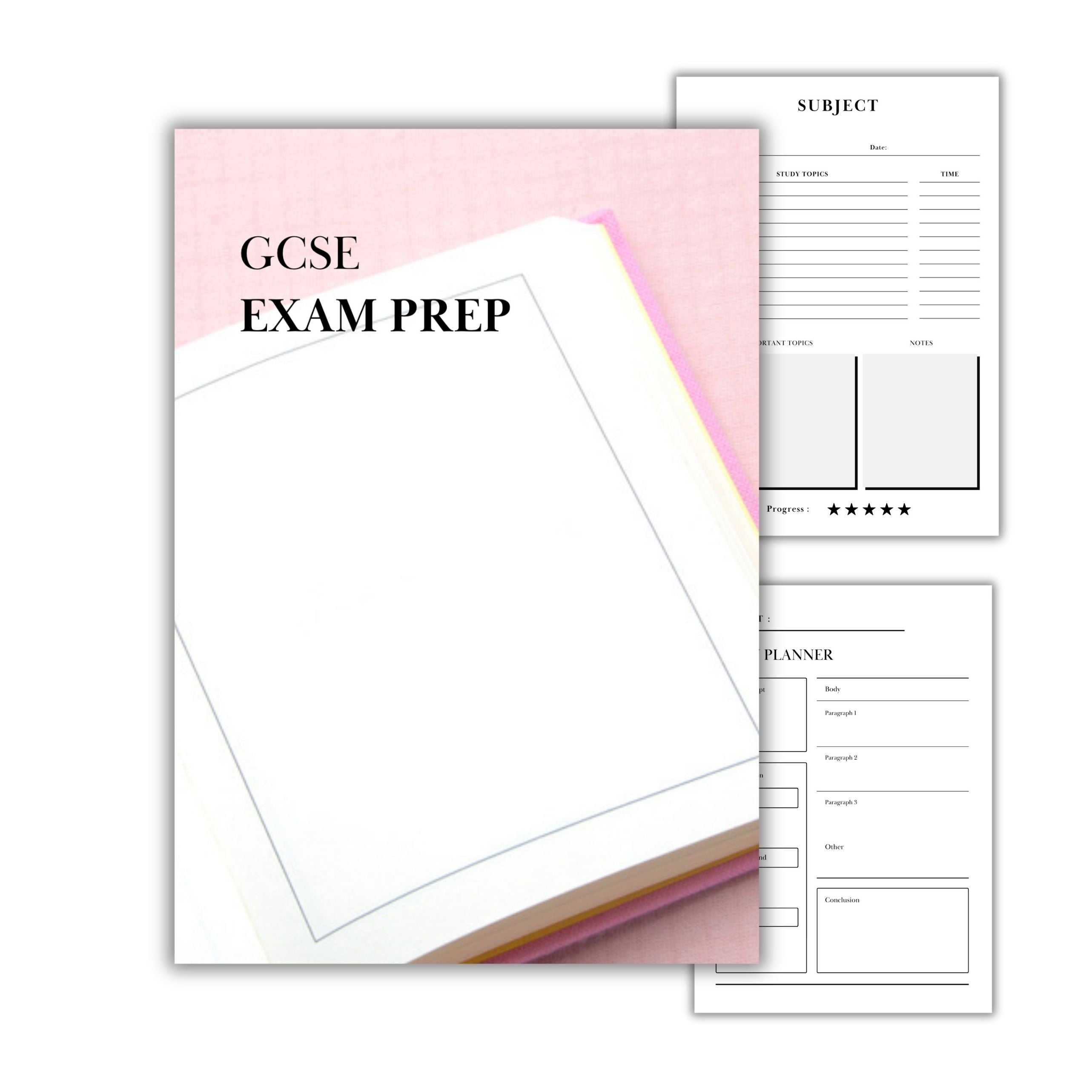 GCSE Exam Preparation Booklet Digital Download
