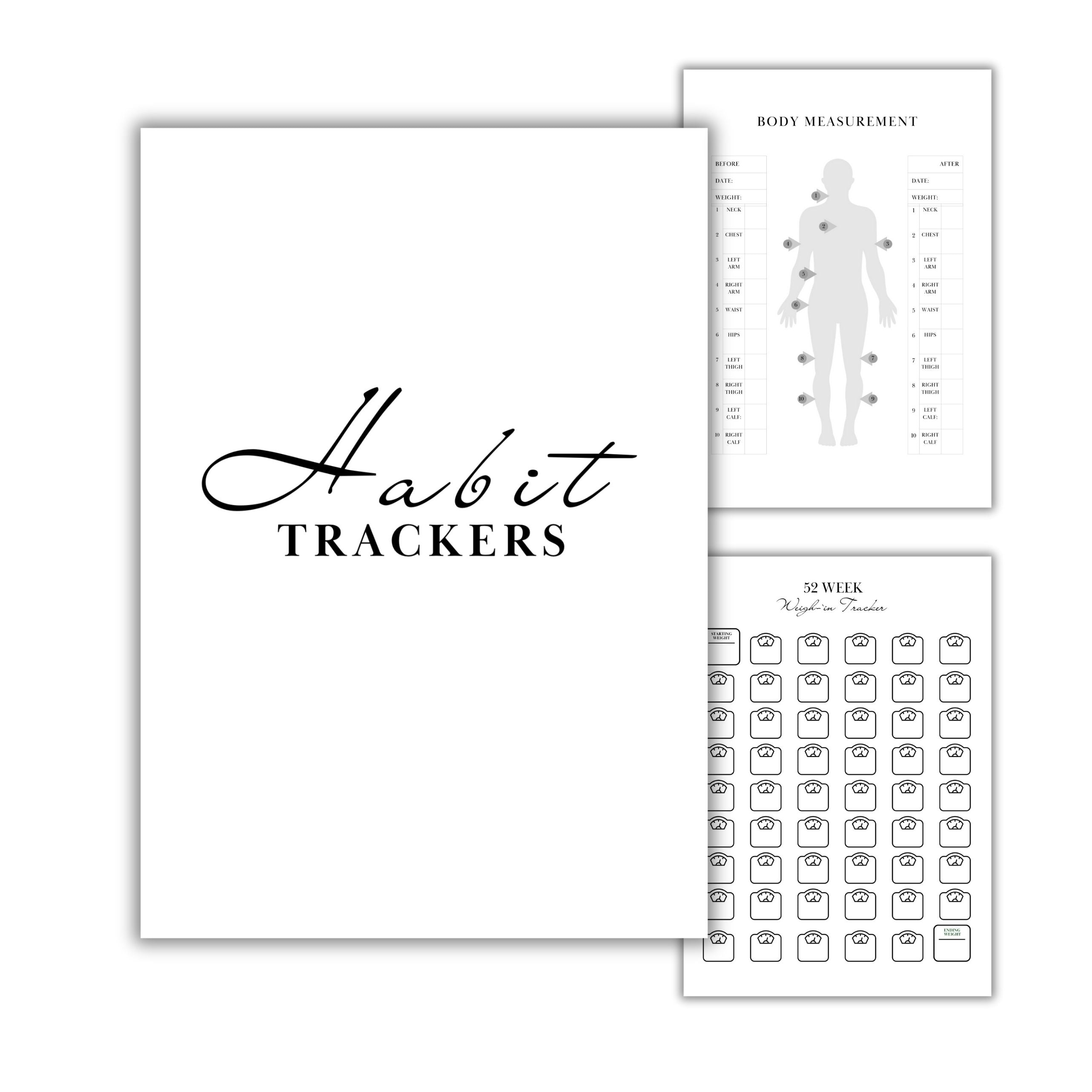 Ultimate Habit Tracker Bundle Digital Download