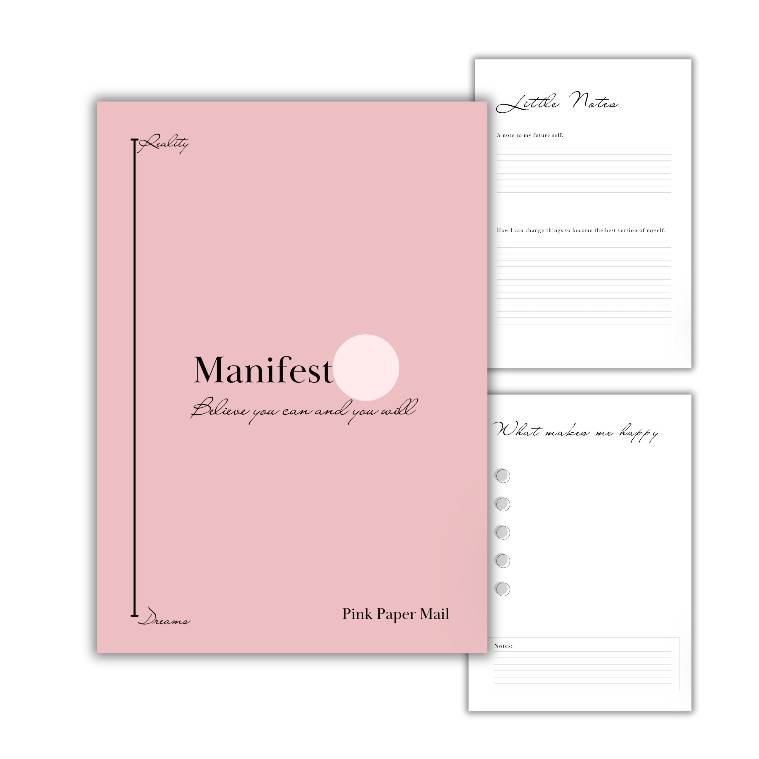 Manifest Your Dream Life Workbook Digital Download