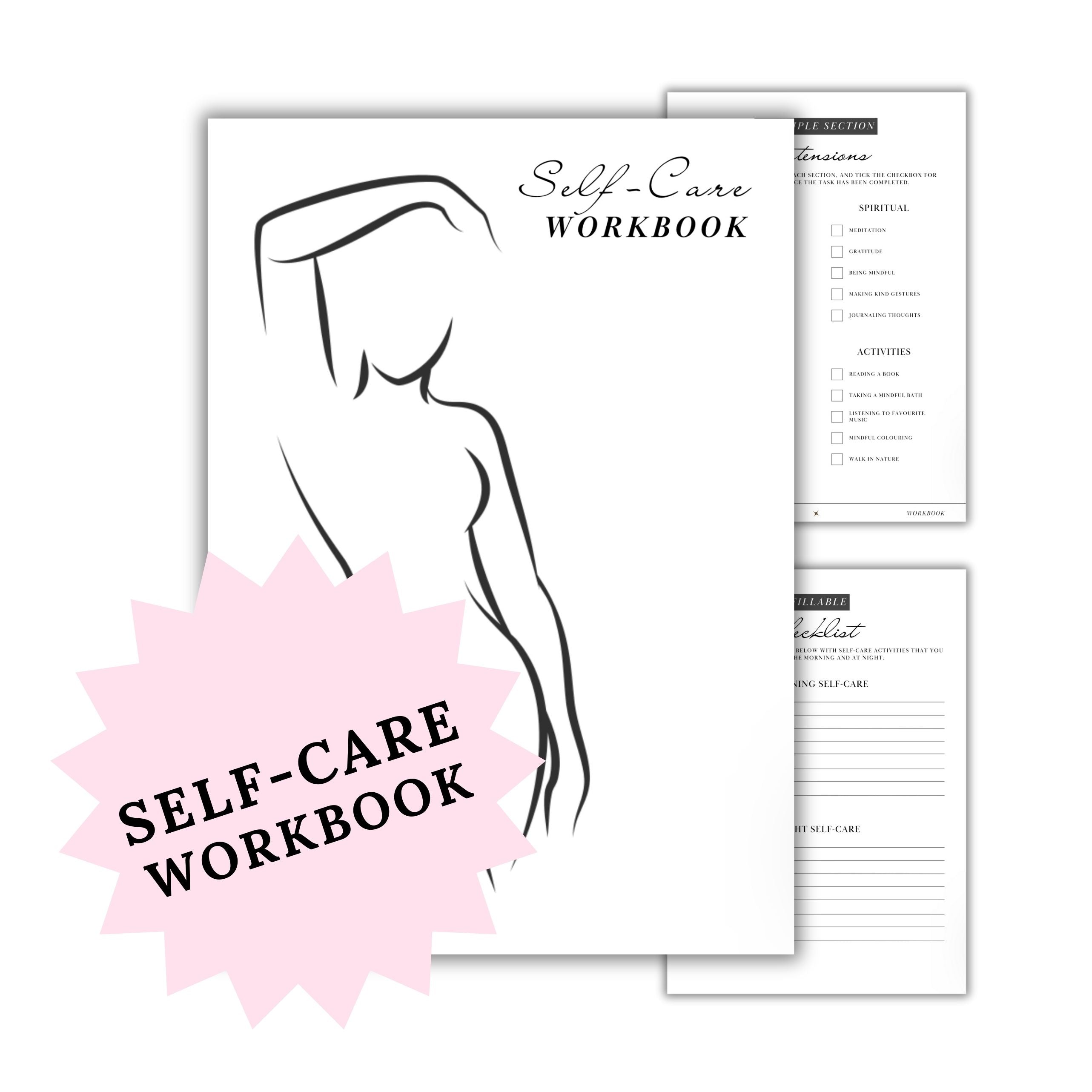 Self Care Workbook Digital Download