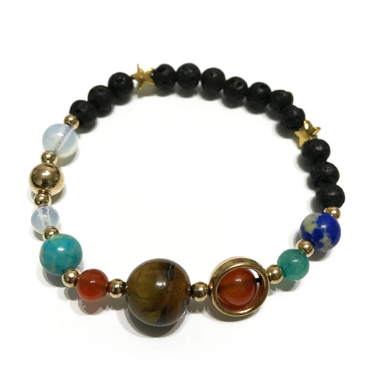 One Semi Precious Crystal Bracelet - as selected on live