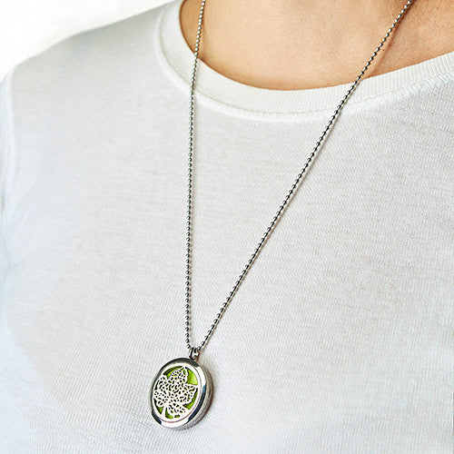 Tree of Life - Aromatherapy Diffuser Necklace 30mm