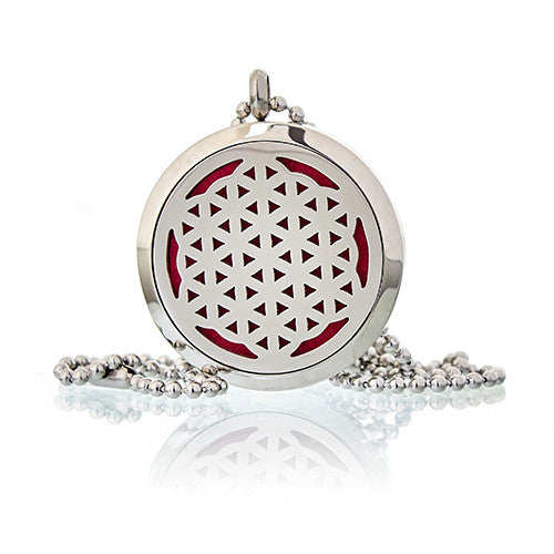 Flower of Life - Aromatherapy Diffuser Necklace 30mm