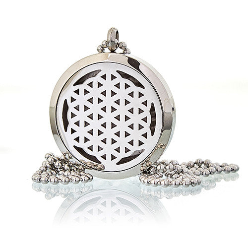 Flower of Life - Aromatherapy Diffuser Necklace 30mm