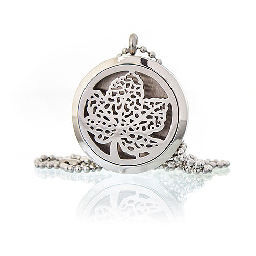 Leaf - Aromatherapy Diffuser Necklace 30mm