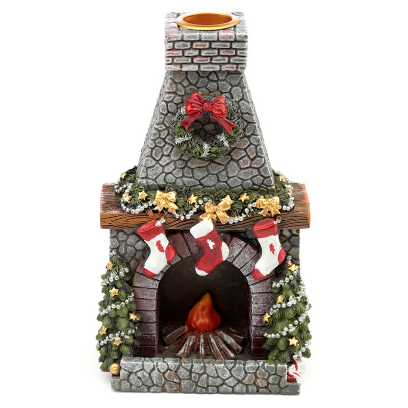 Christmas Fireplace - BackFlow Incense Burner