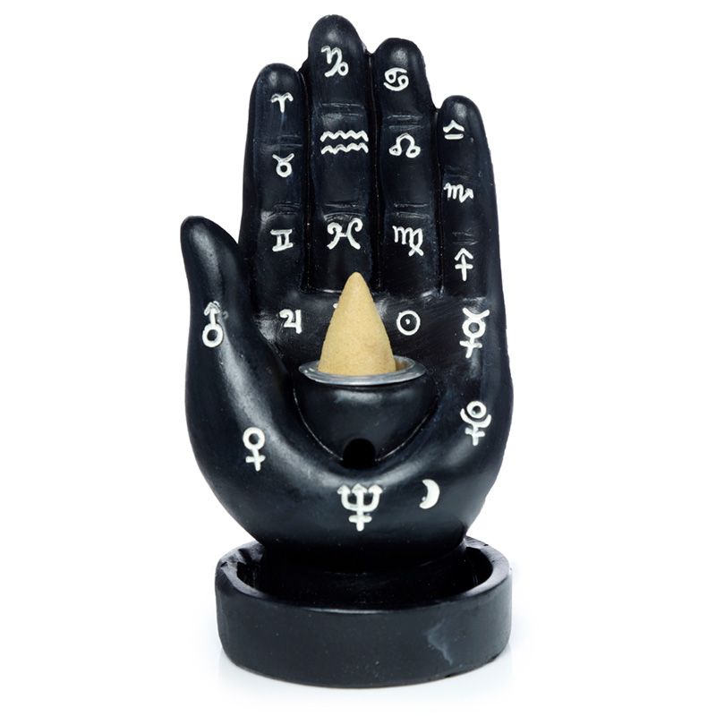 Mantric Hand/Tarot Hand Palm - BackFlow Incense Burner