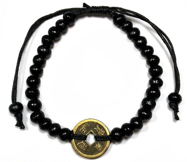 Black Good Luck Feng-Shui Bracelet