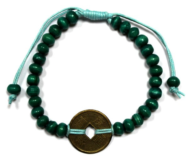 Green Good Luck Feng-Shui Bracelet