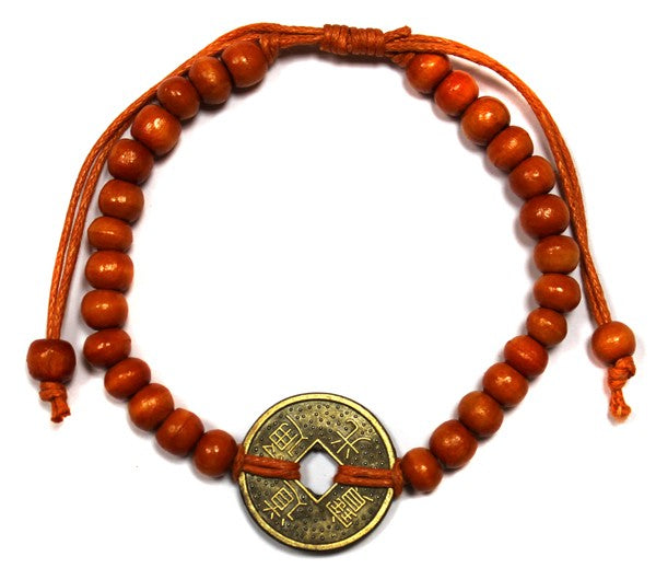 Orange Good Luck Feng-Shui Bracelet