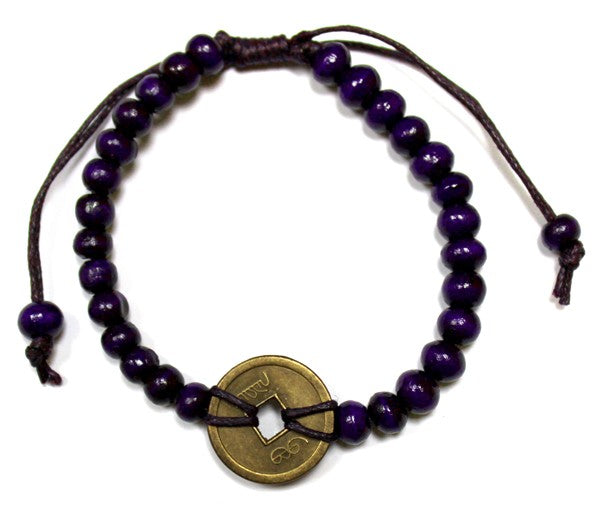 Purple Good Luck Feng-Shui Bracelet