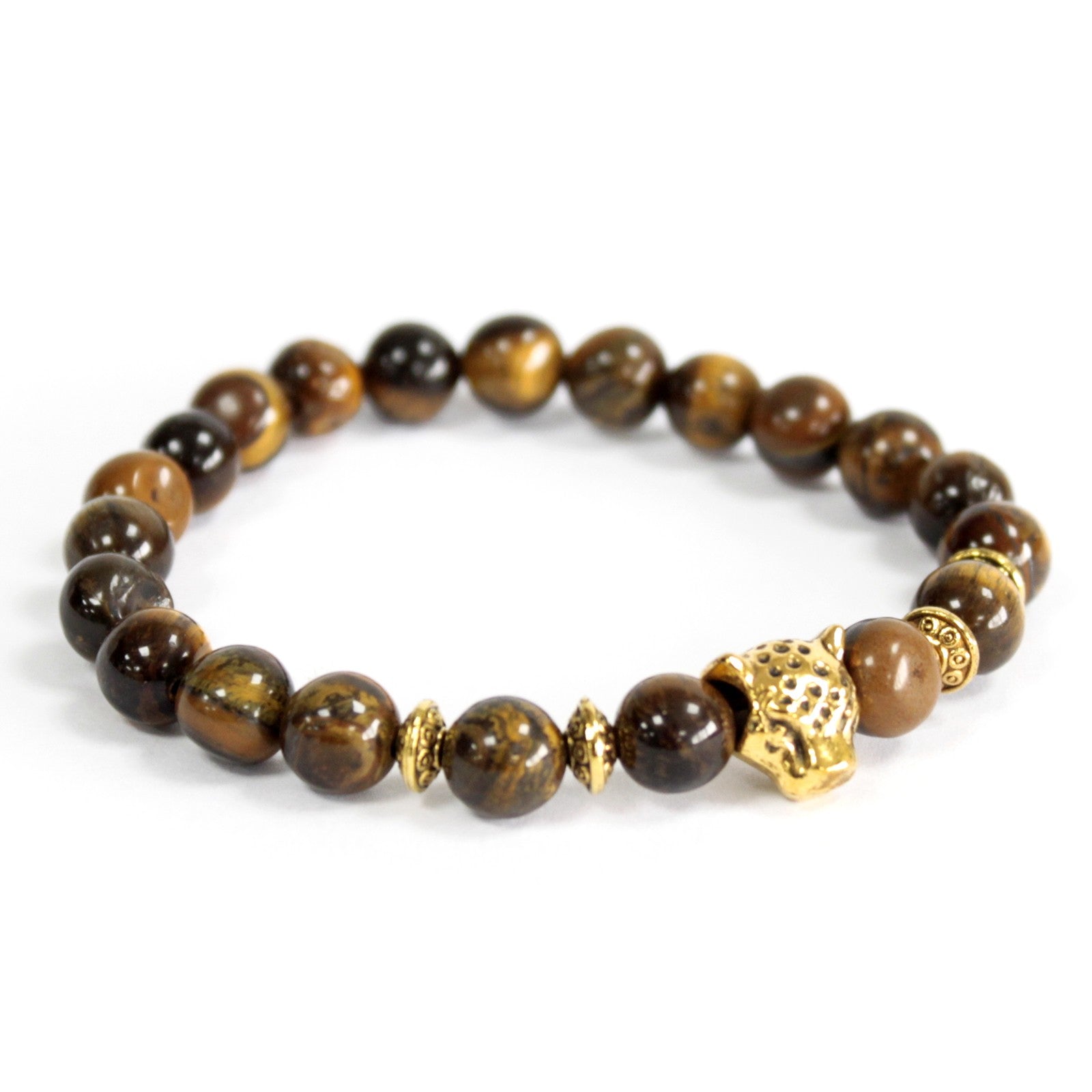 Gold Tiger Tigers Eye - Gemstone Bracelet