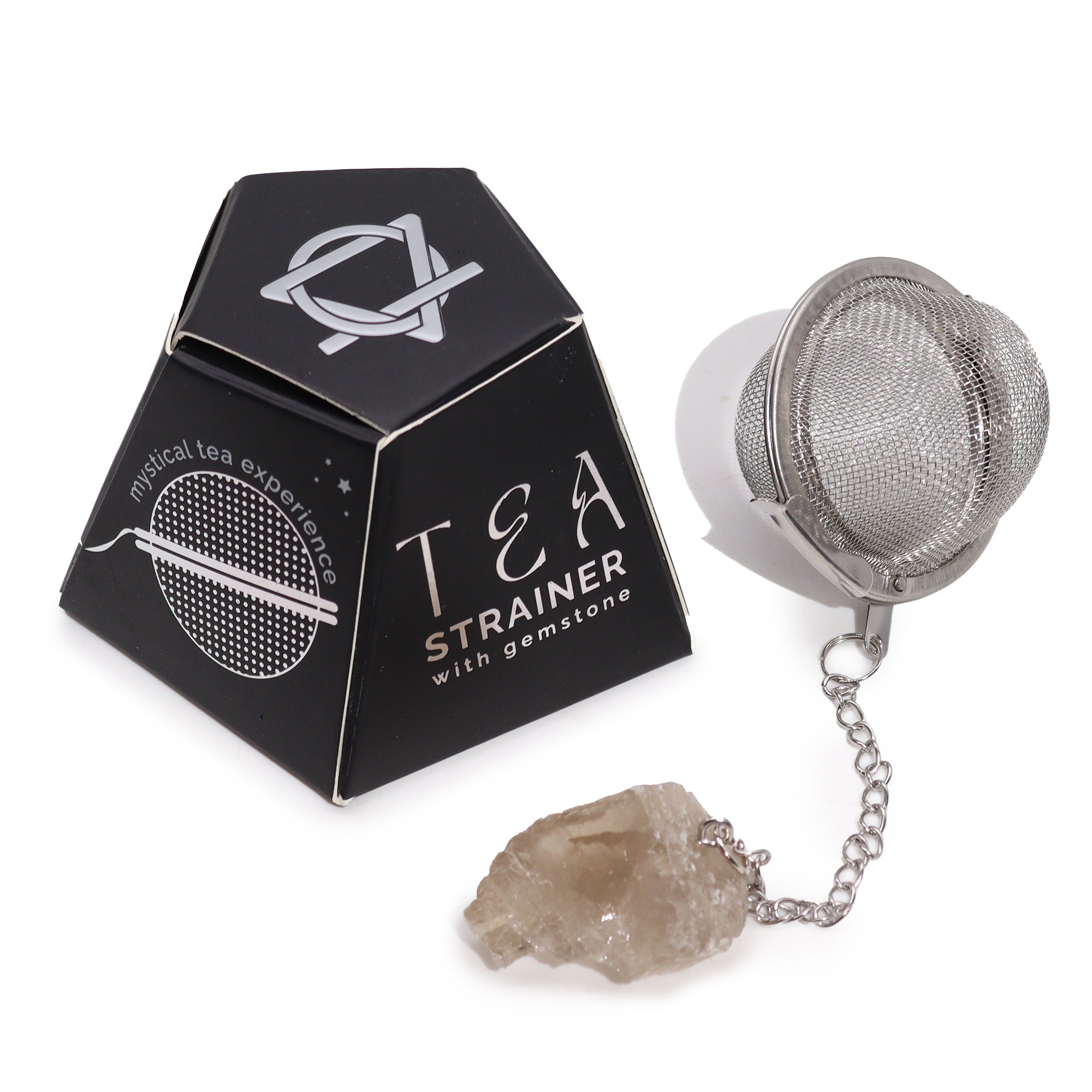 Smoky Quartz - Raw Crystal Tea Strainer