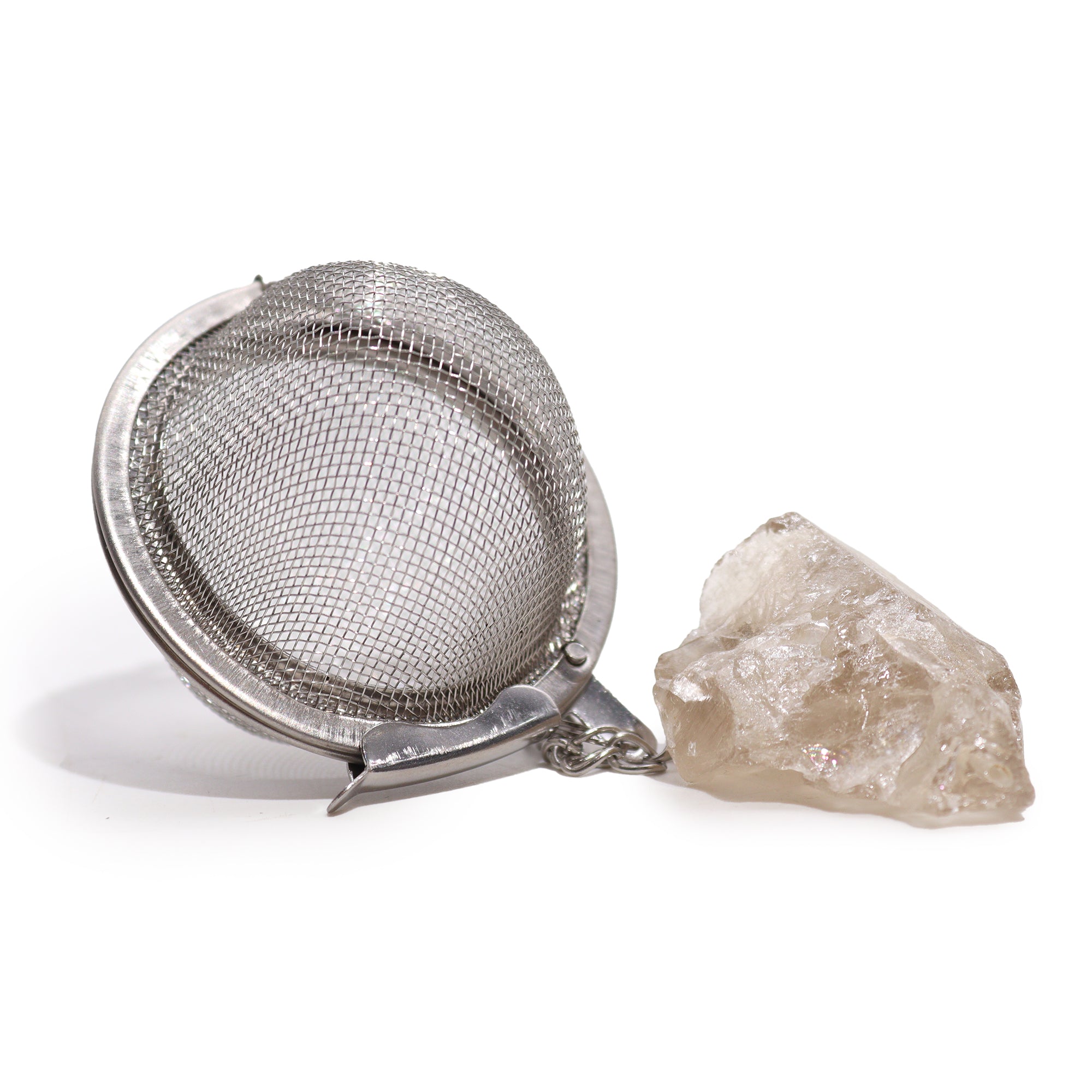 Smoky Quartz - Raw Crystal Tea Strainer