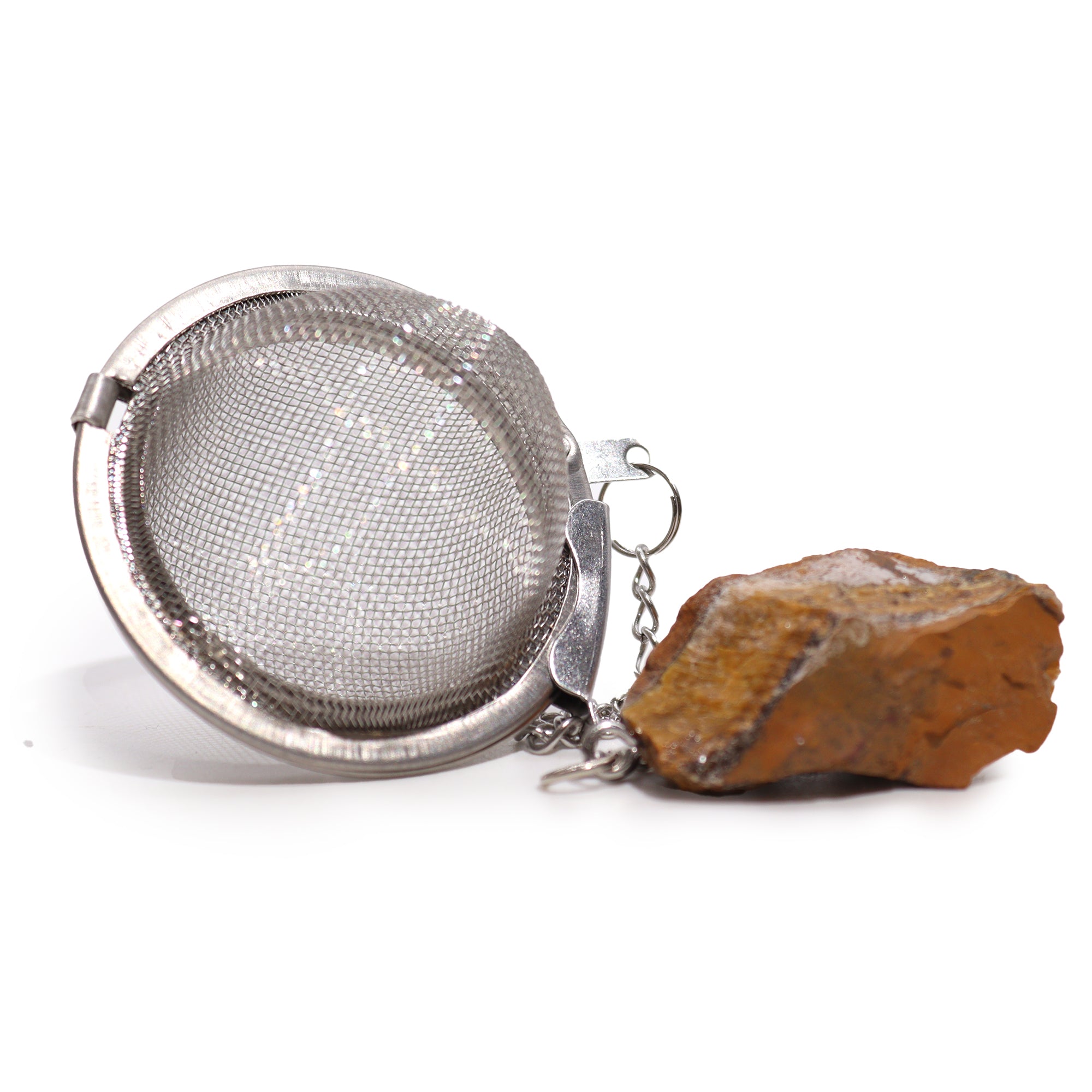 Gold Tigers Eye - Raw Crystal Tea Strainer