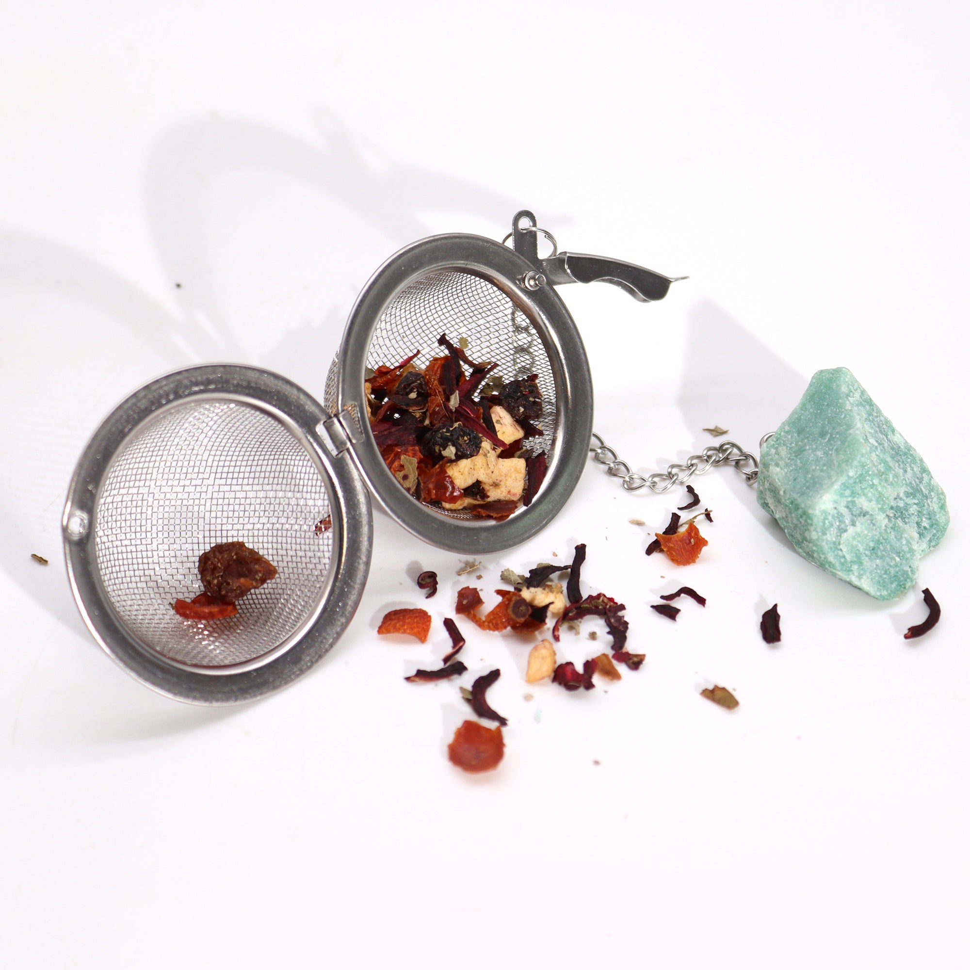 Red Jasper - Raw Crystal Tea Strainer