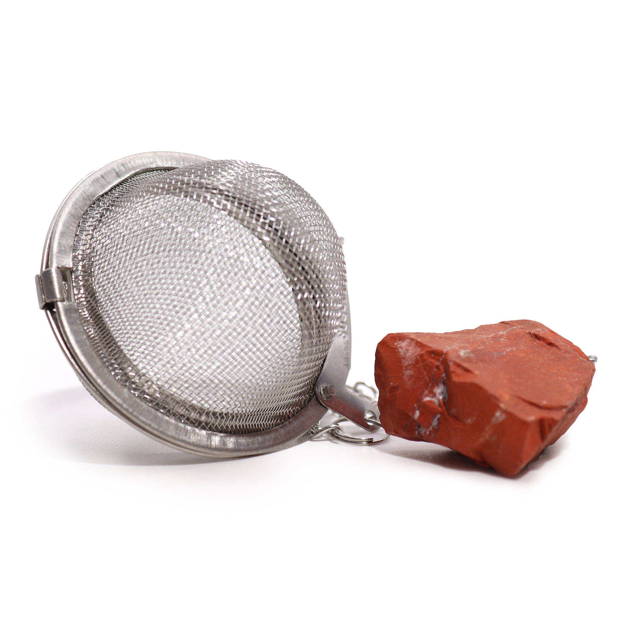 Red Jasper - Raw Crystal Tea Strainer