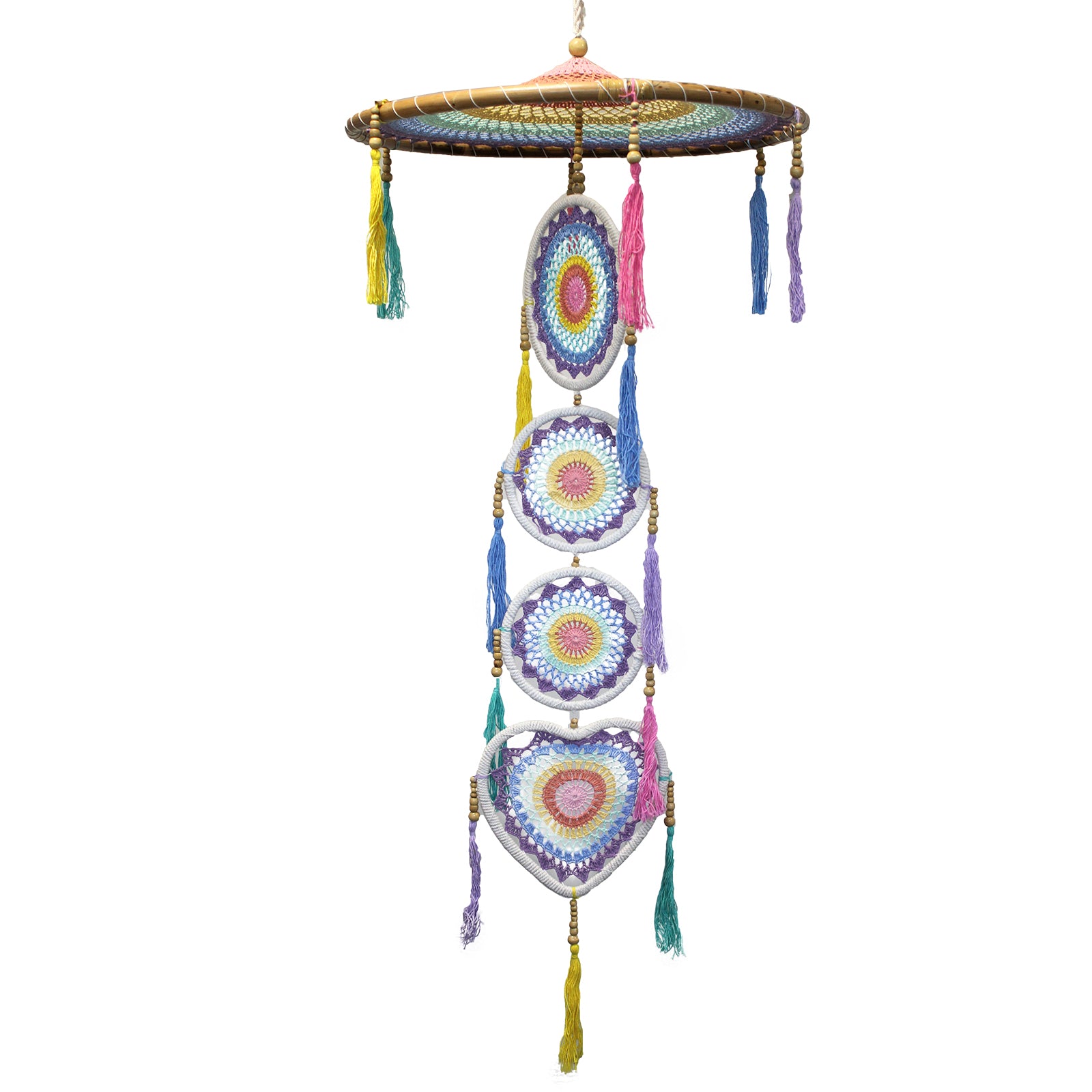 Pastel Rainbow - Extra Large Drama Dream Catcher