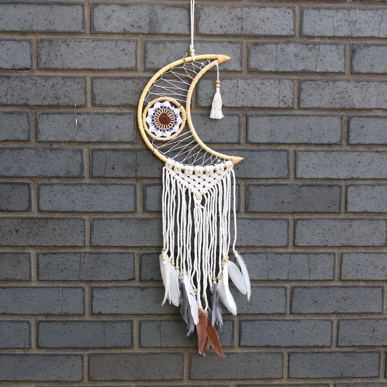 Macrame Moon - Protection Dream Catcher