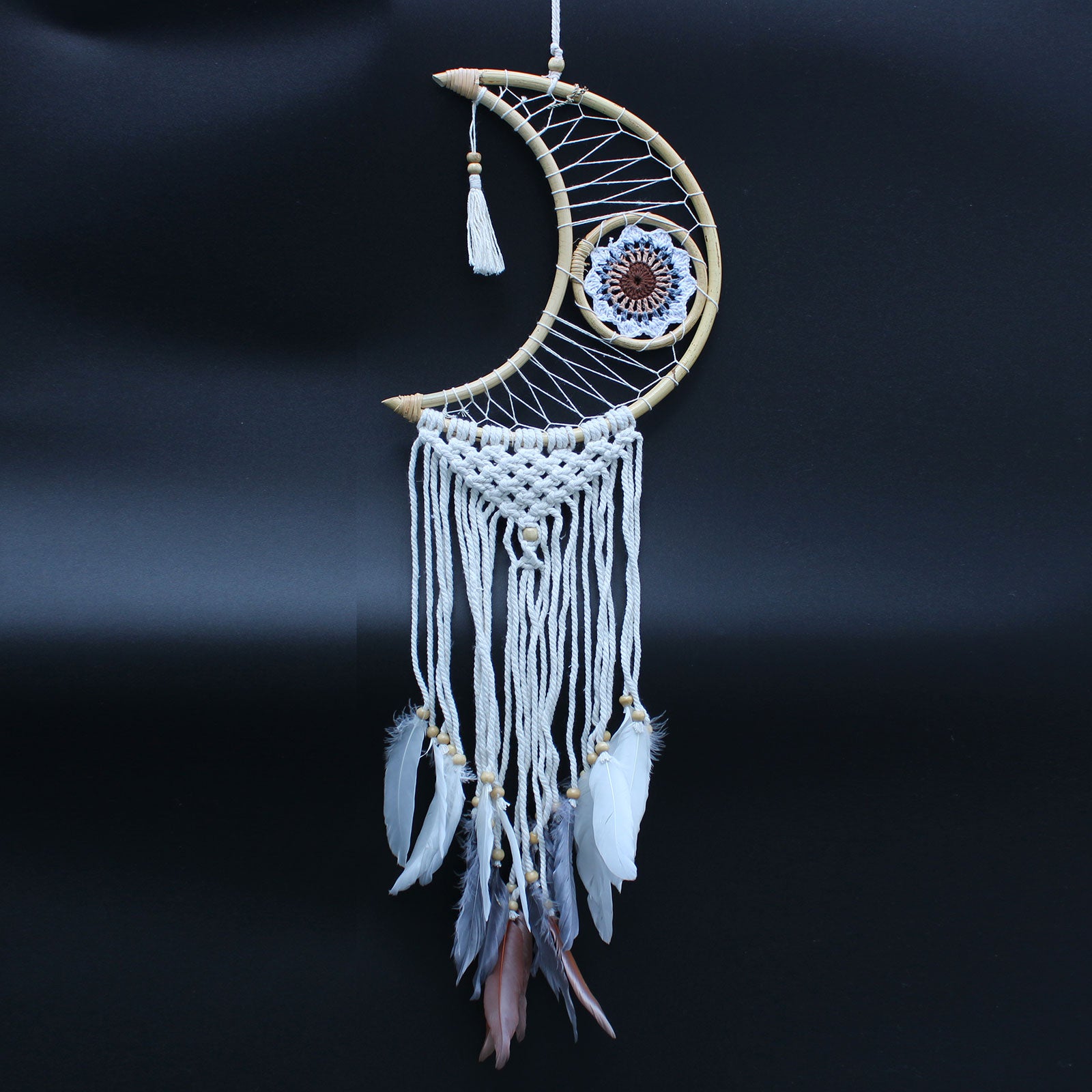 Macrame Moon - Protection Dream Catcher