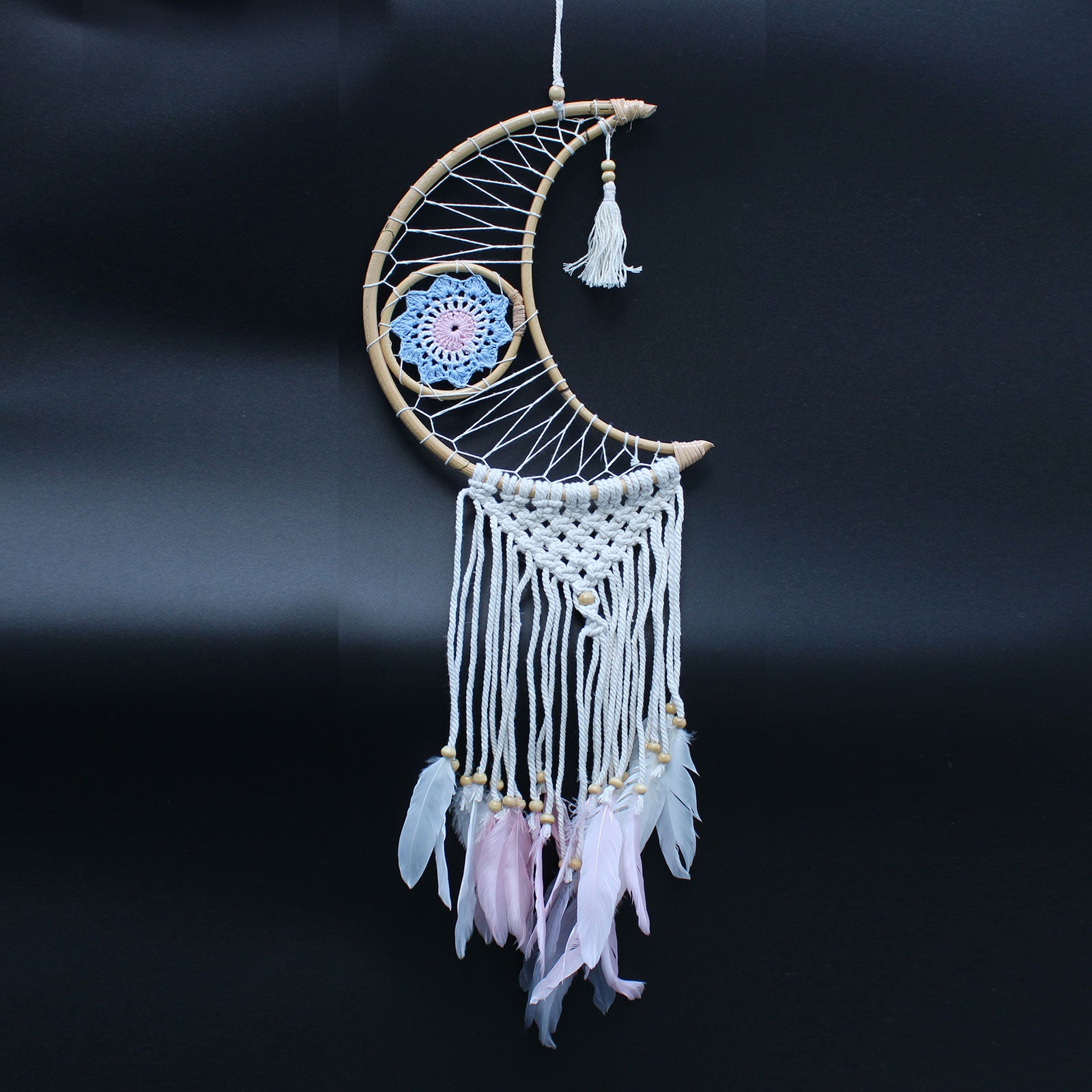 Macrame Moon - Protection Dream Catcher