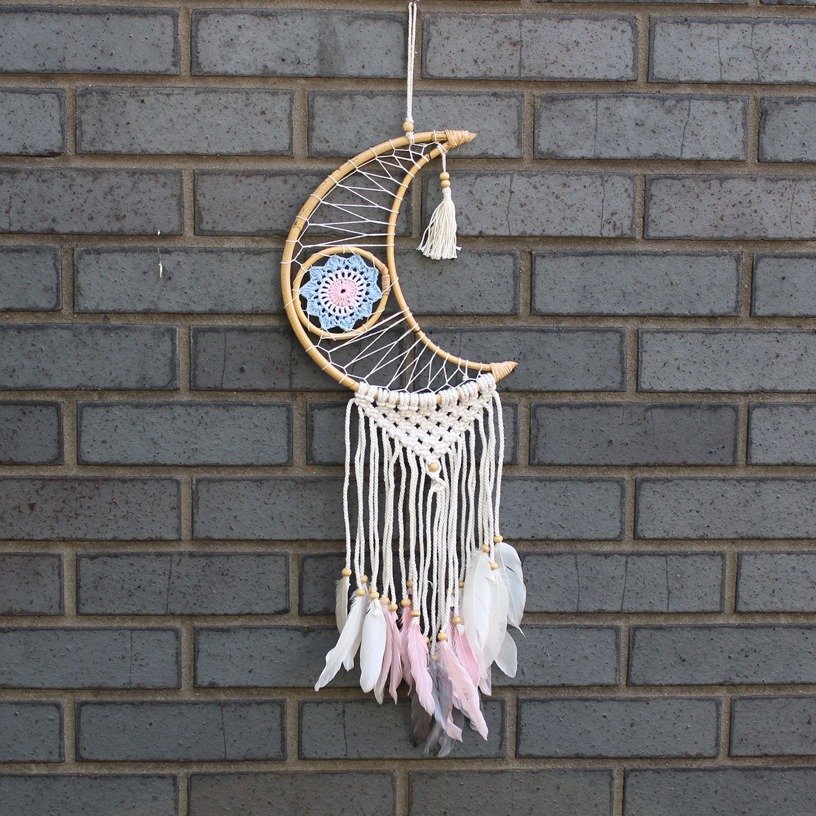 Macrame Moon - Protection Dream Catcher