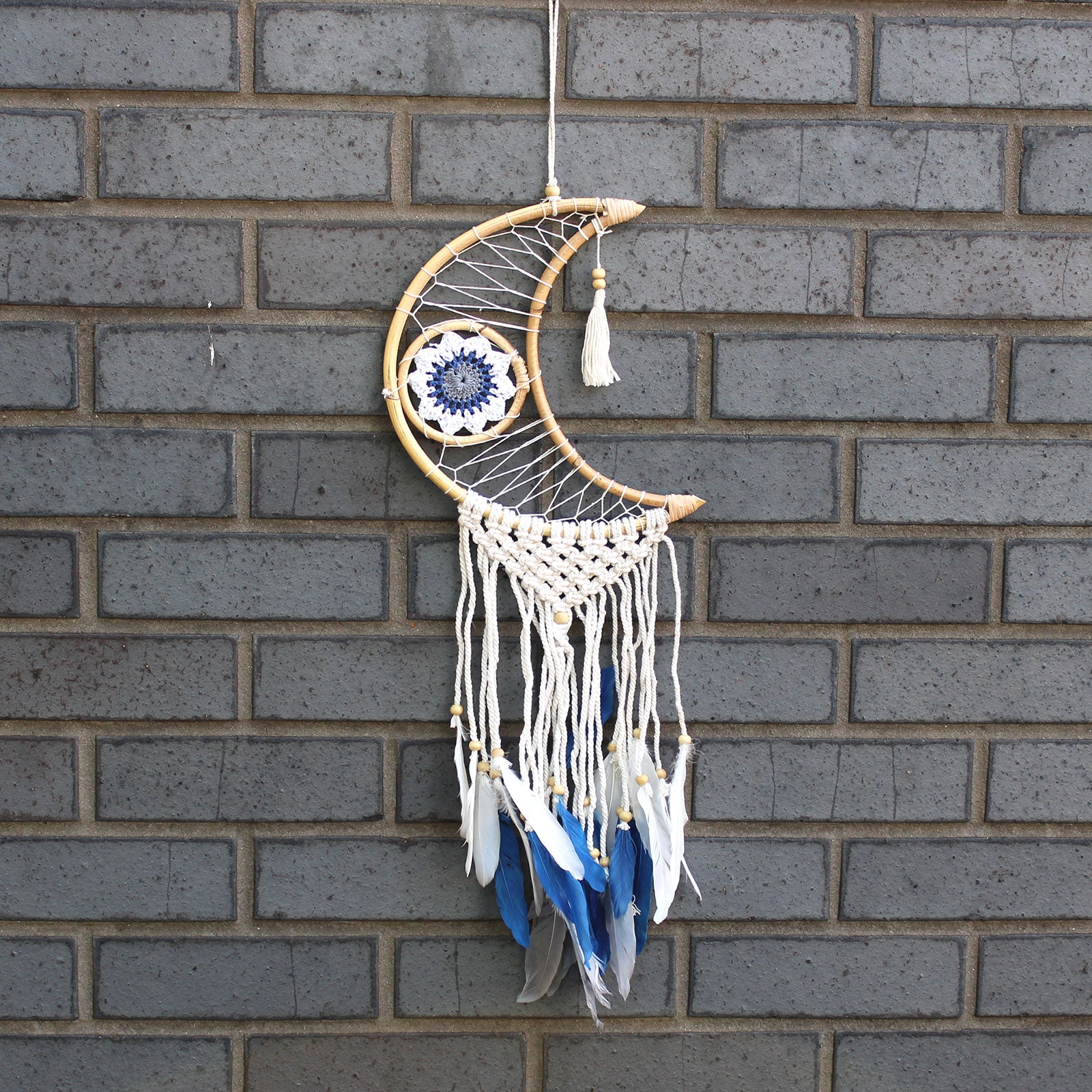 Macrame Moon - Protection Dream Catcher