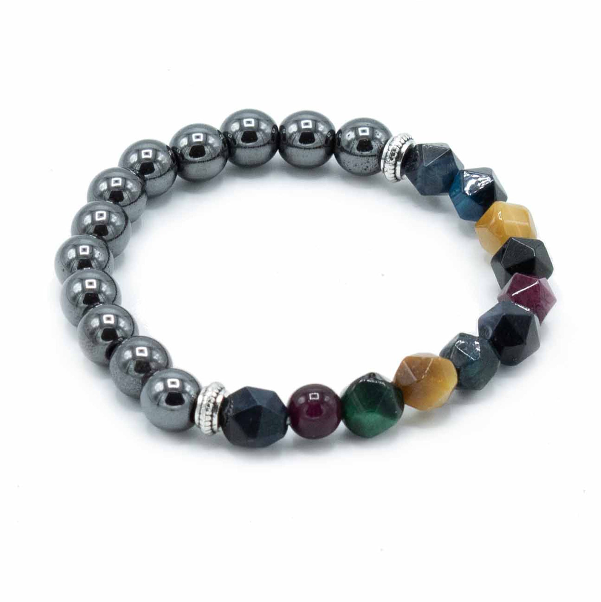 Magnetic Rainbow - Faceted Gemstone Bracelet