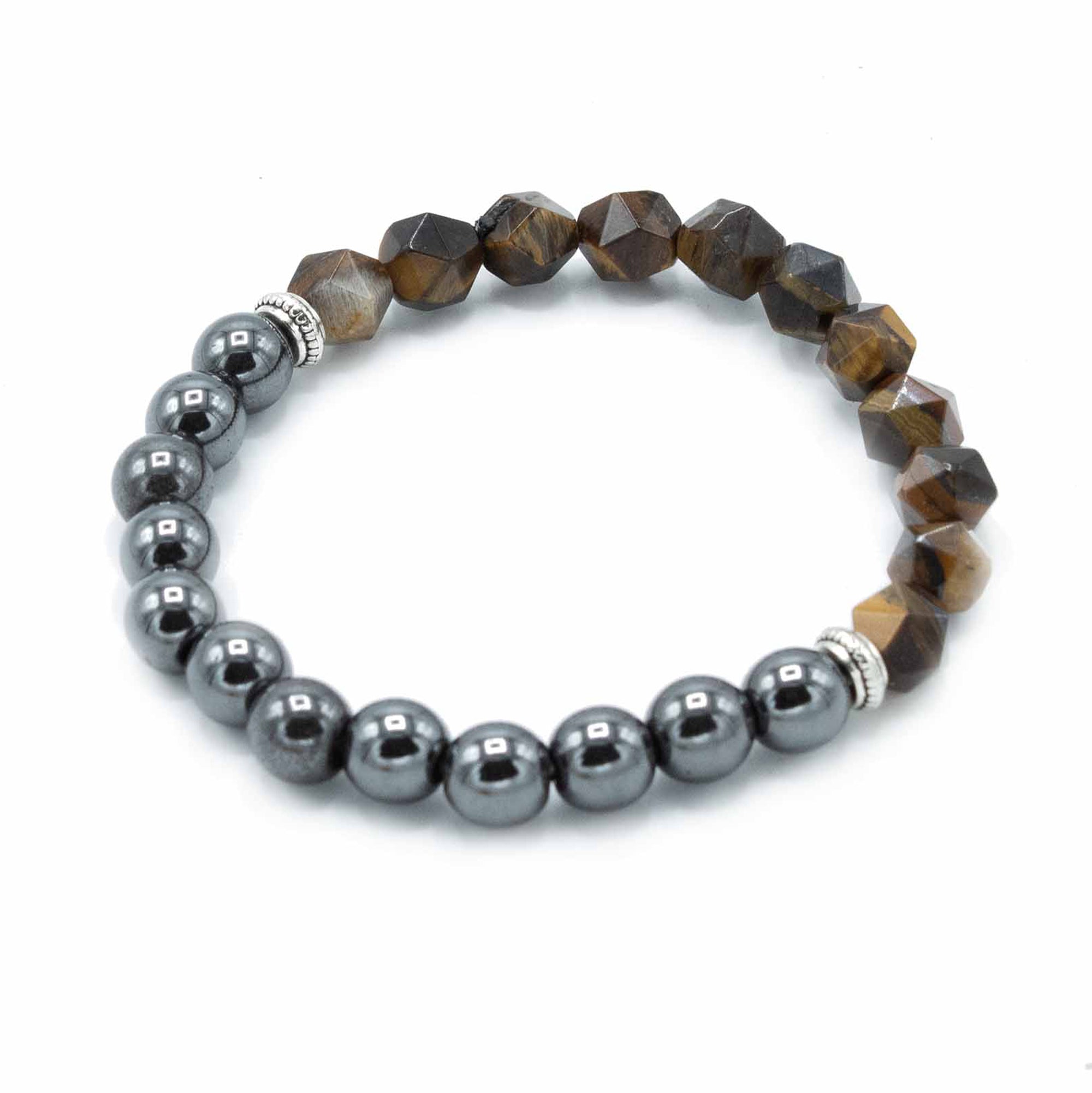 Magnetic Tiger Eye - Faceted Gemstone Bracelet