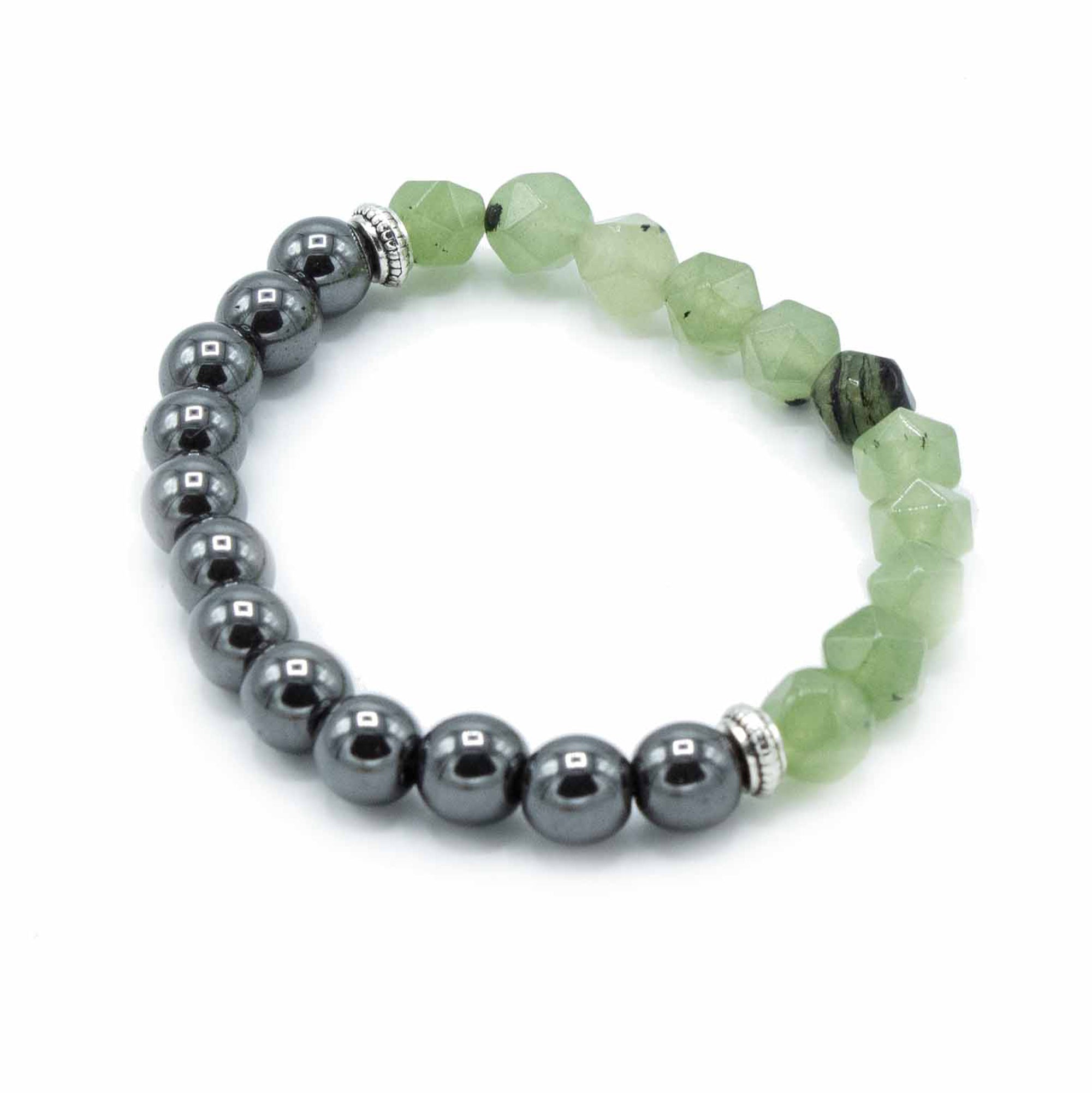 Magnetic Jade - Faceted Gemstone Bracelet