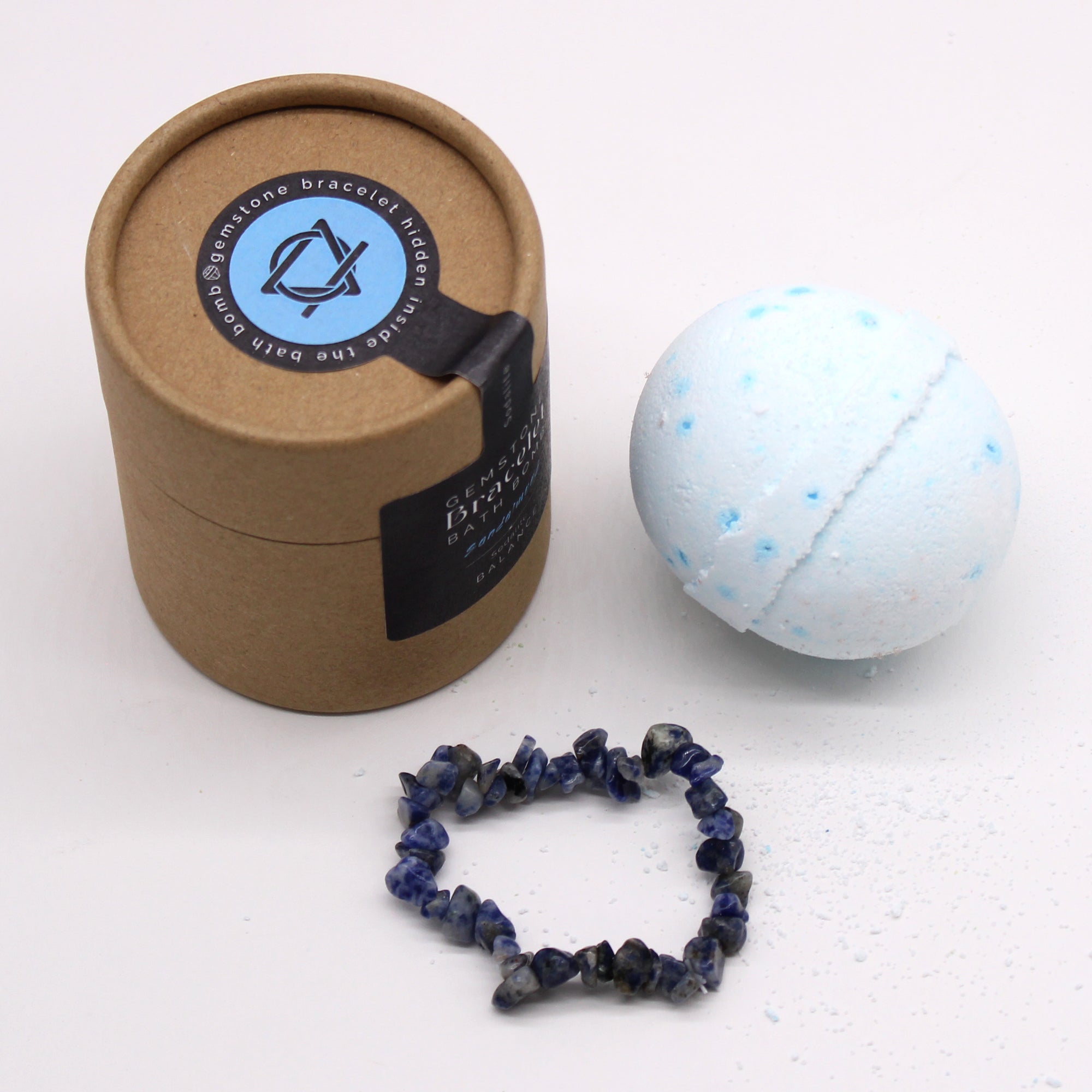 Sodalite Crystal Jewellery Bath Bomb