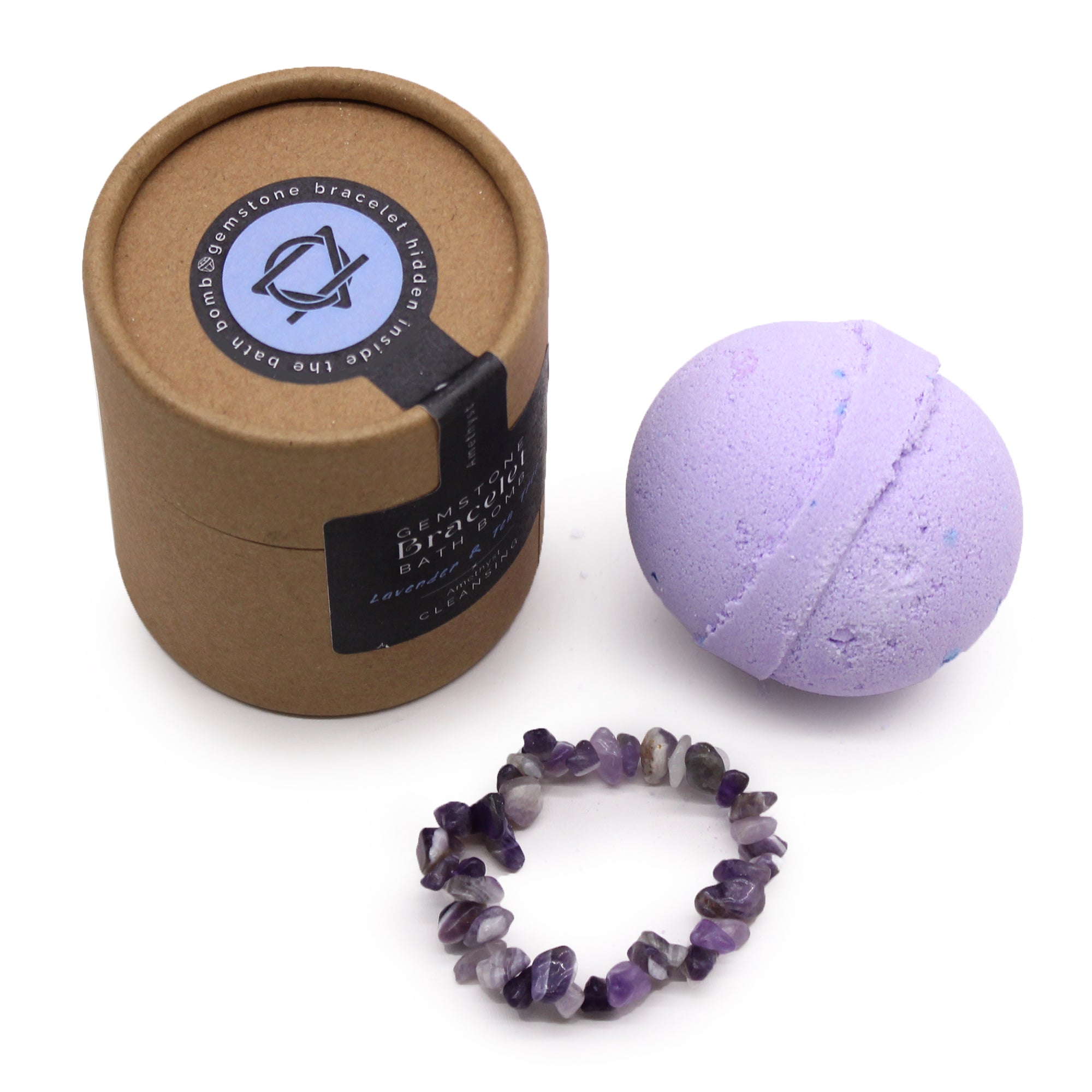 Amethyst Crystal Jewellery Bath Bomb