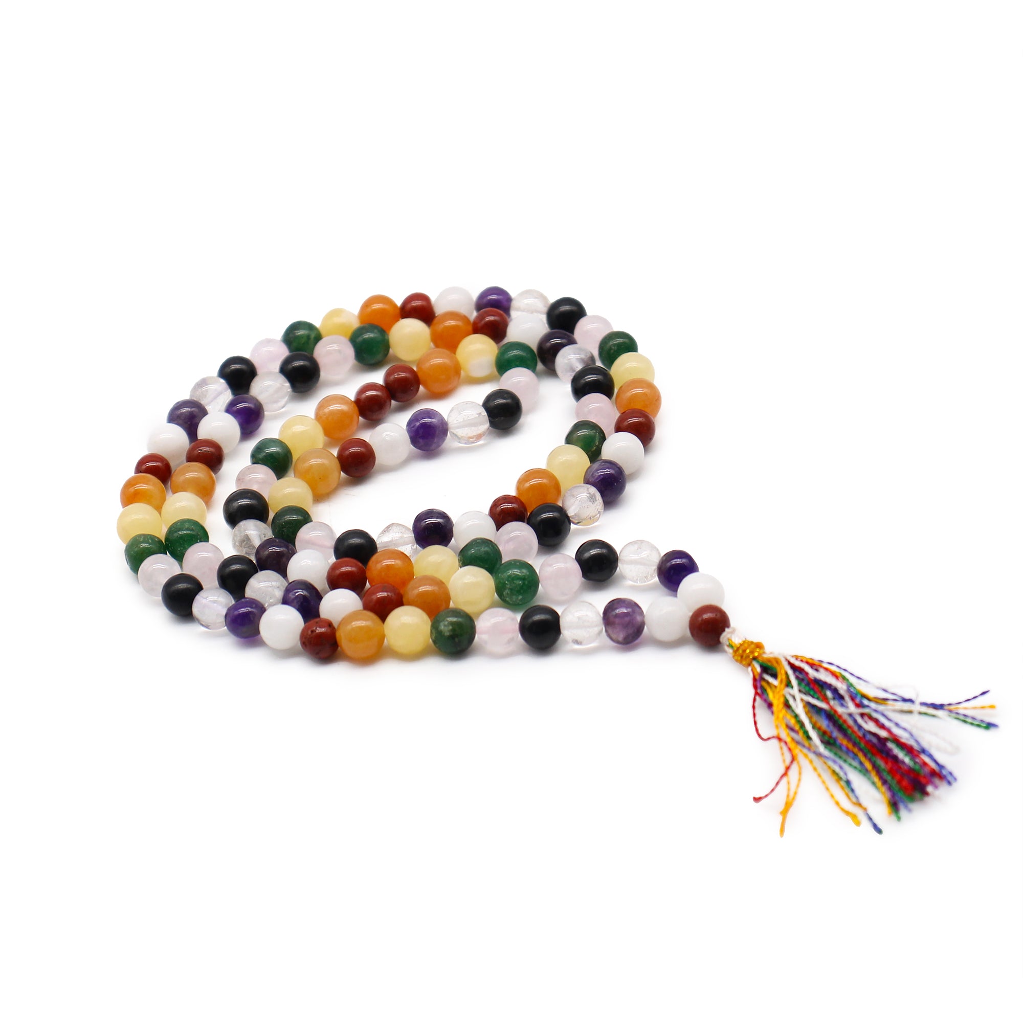 9 Planet Astro Mixed Crystal - 108 Bead Mala