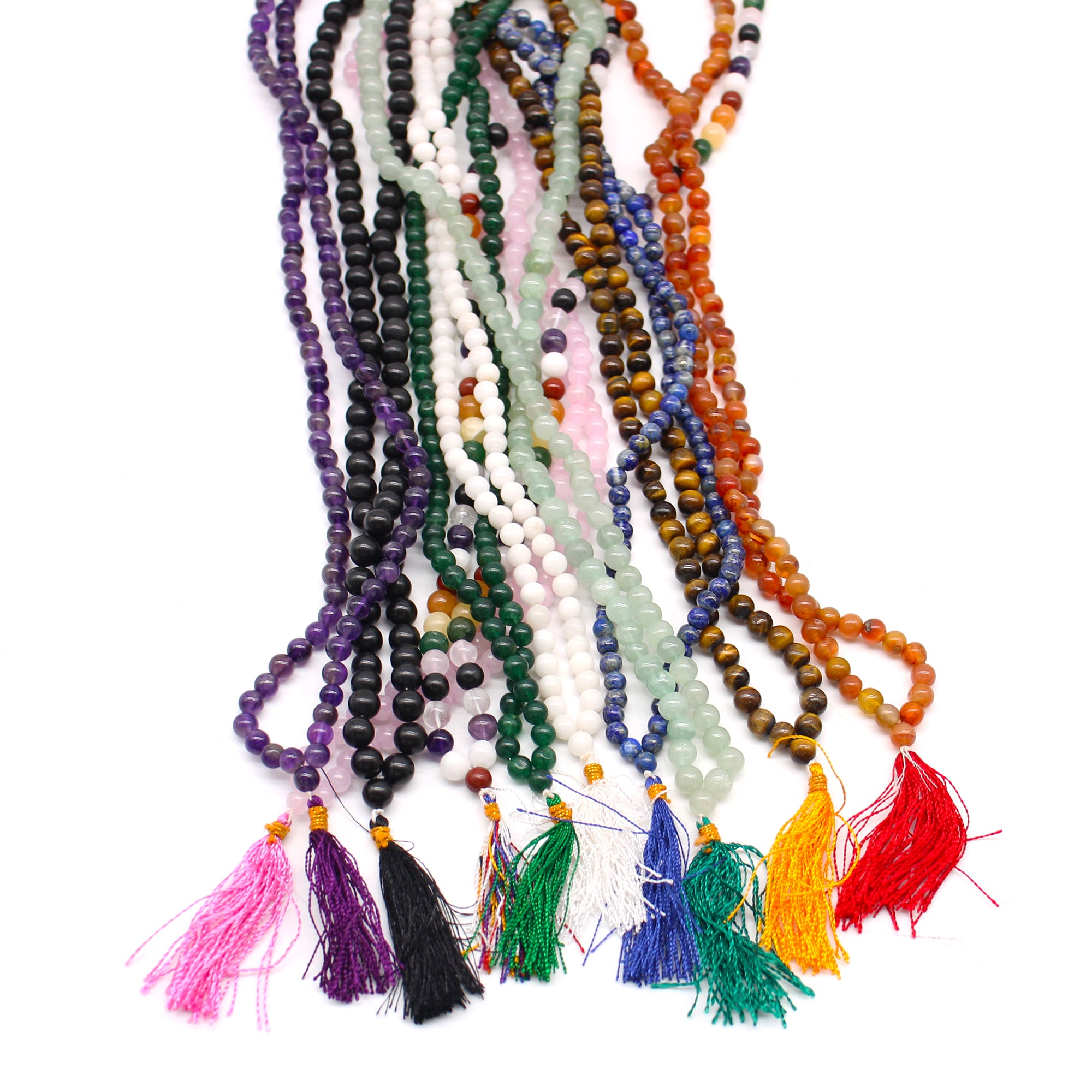 9 Planet Astro Mixed Crystal - 108 Bead Mala