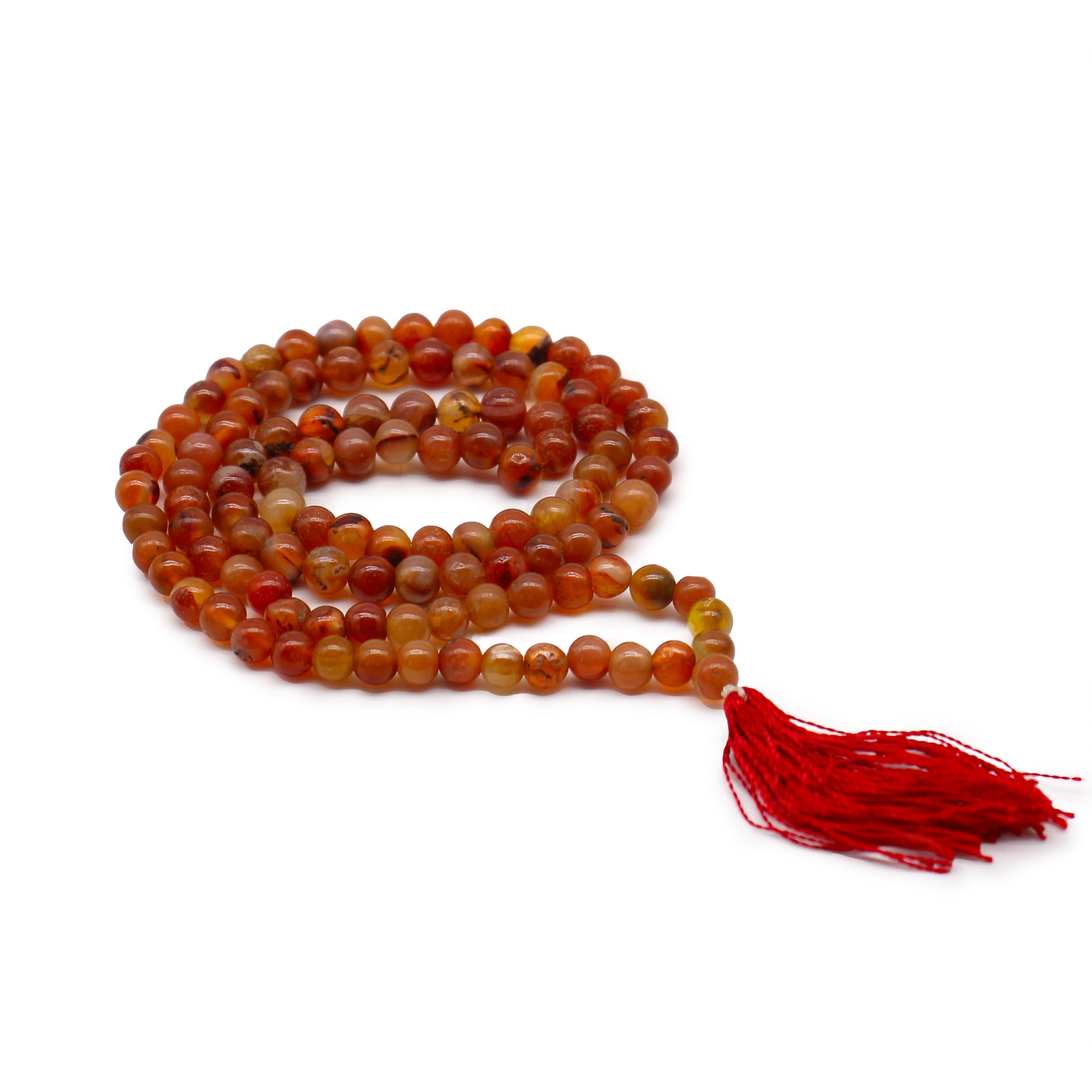 Carnelian - 108 Bead Mala