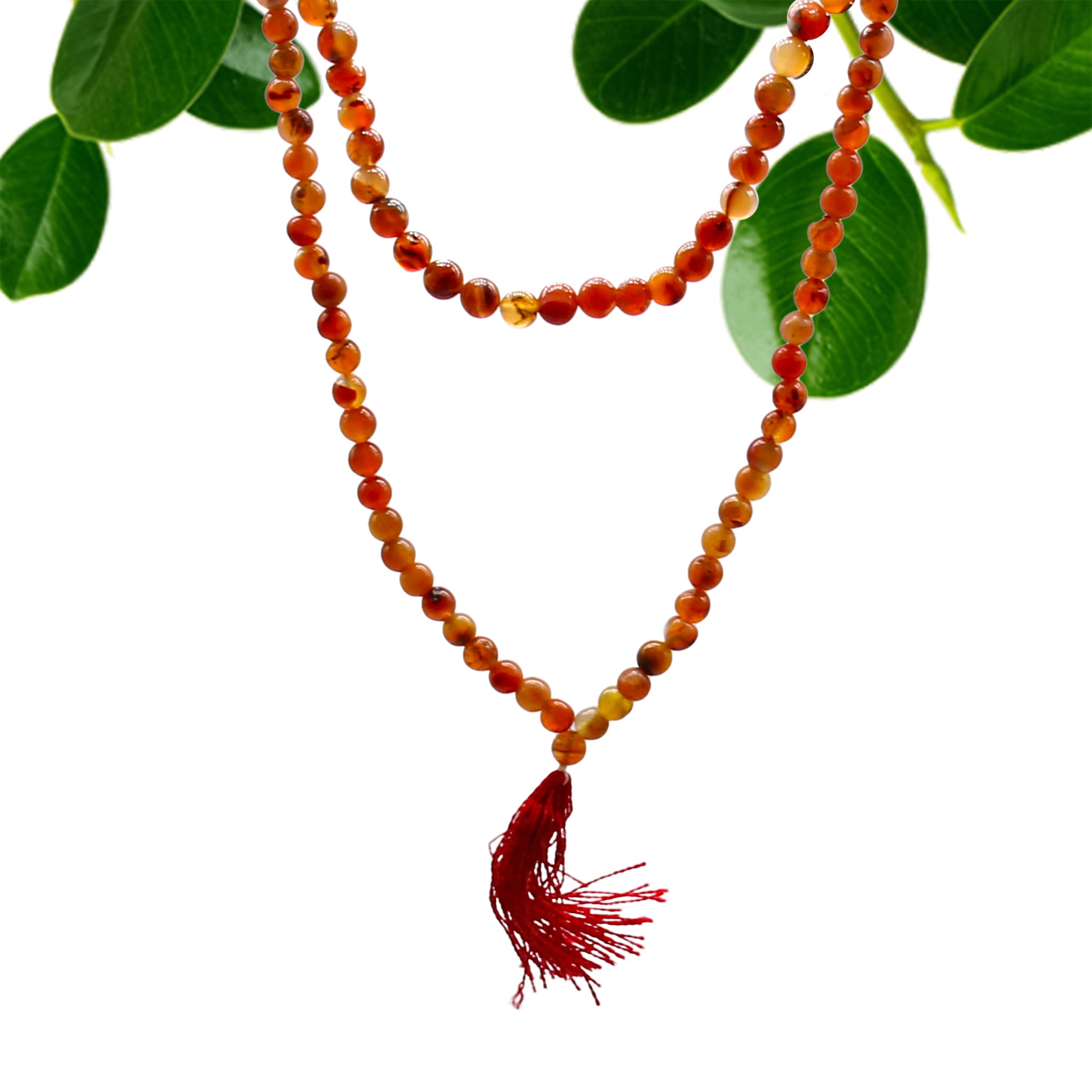 Carnelian - 108 Bead Mala