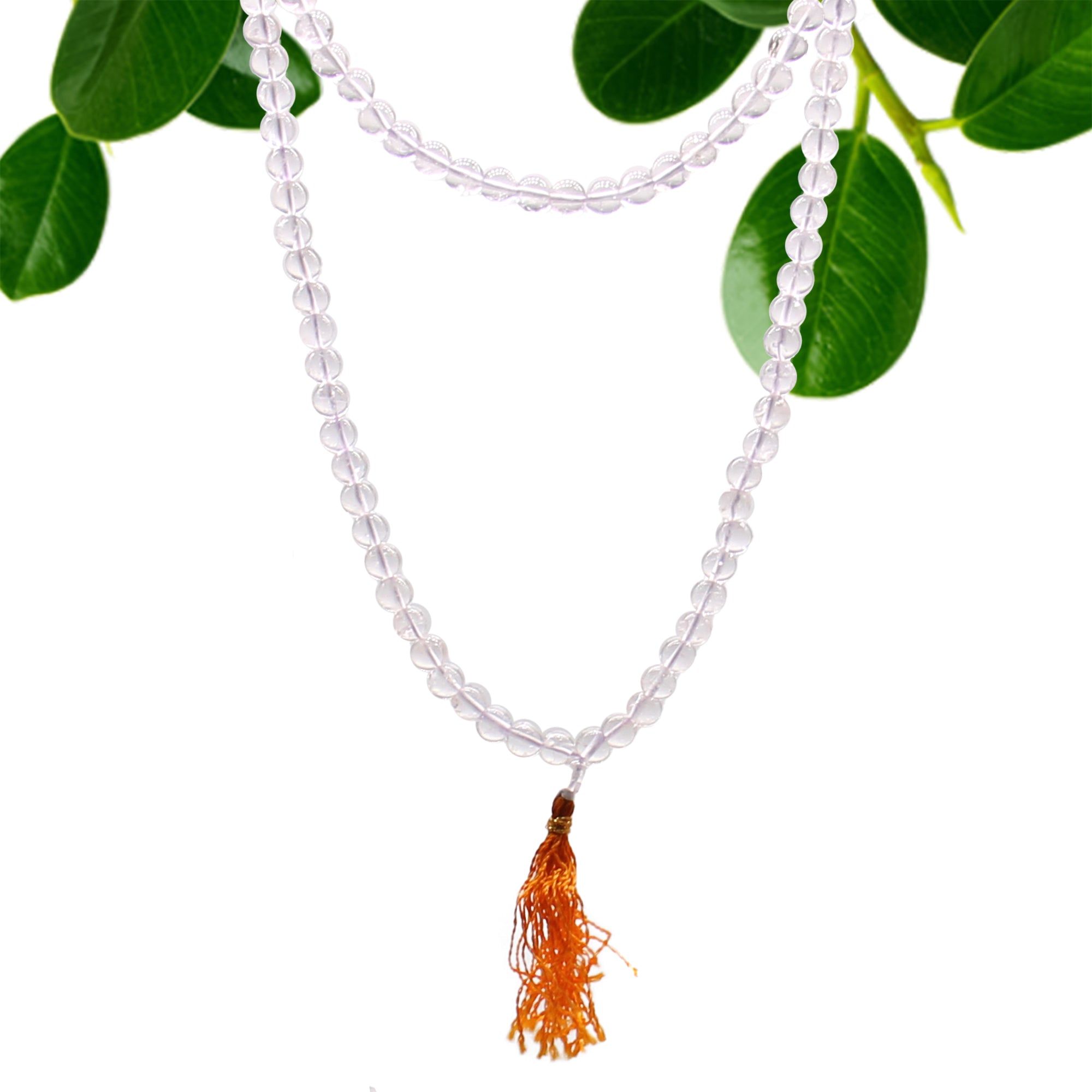 Rock Quartz - 108 Bead Mala