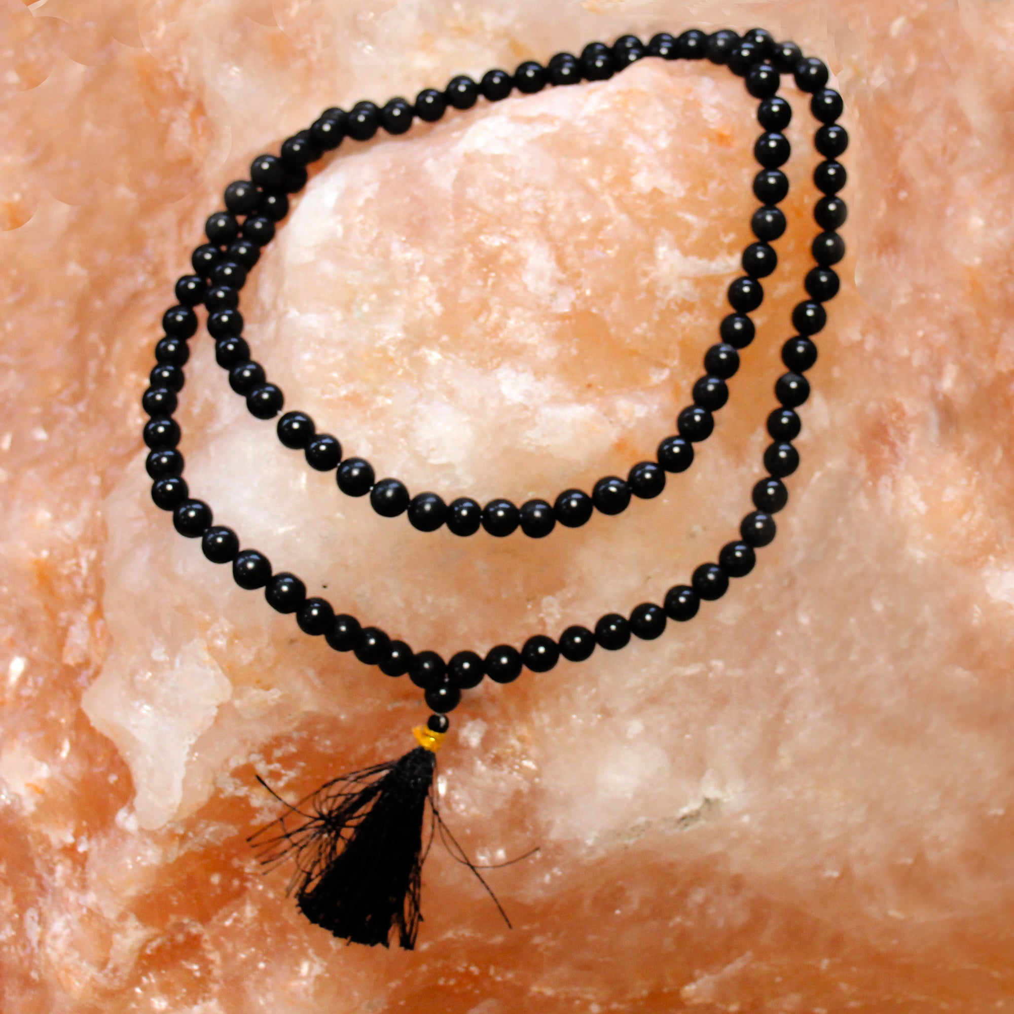 Black Agate - 108 Bead Mala