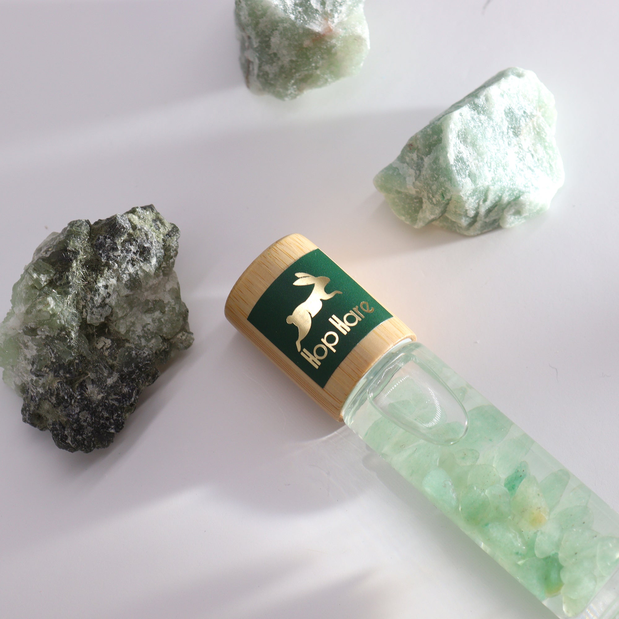 The Magician - Green Aventurine Hope Hare Essential Oil Crystal Roll On