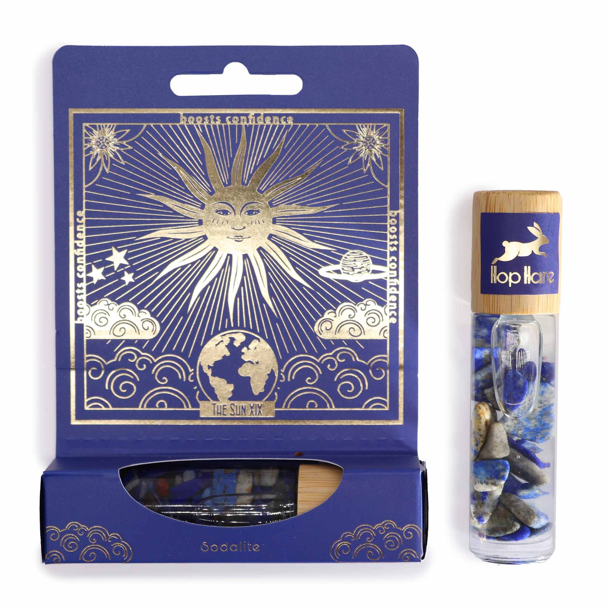 The Sun - Sodalite Hope Hare Essential Oil Crystal Roll On