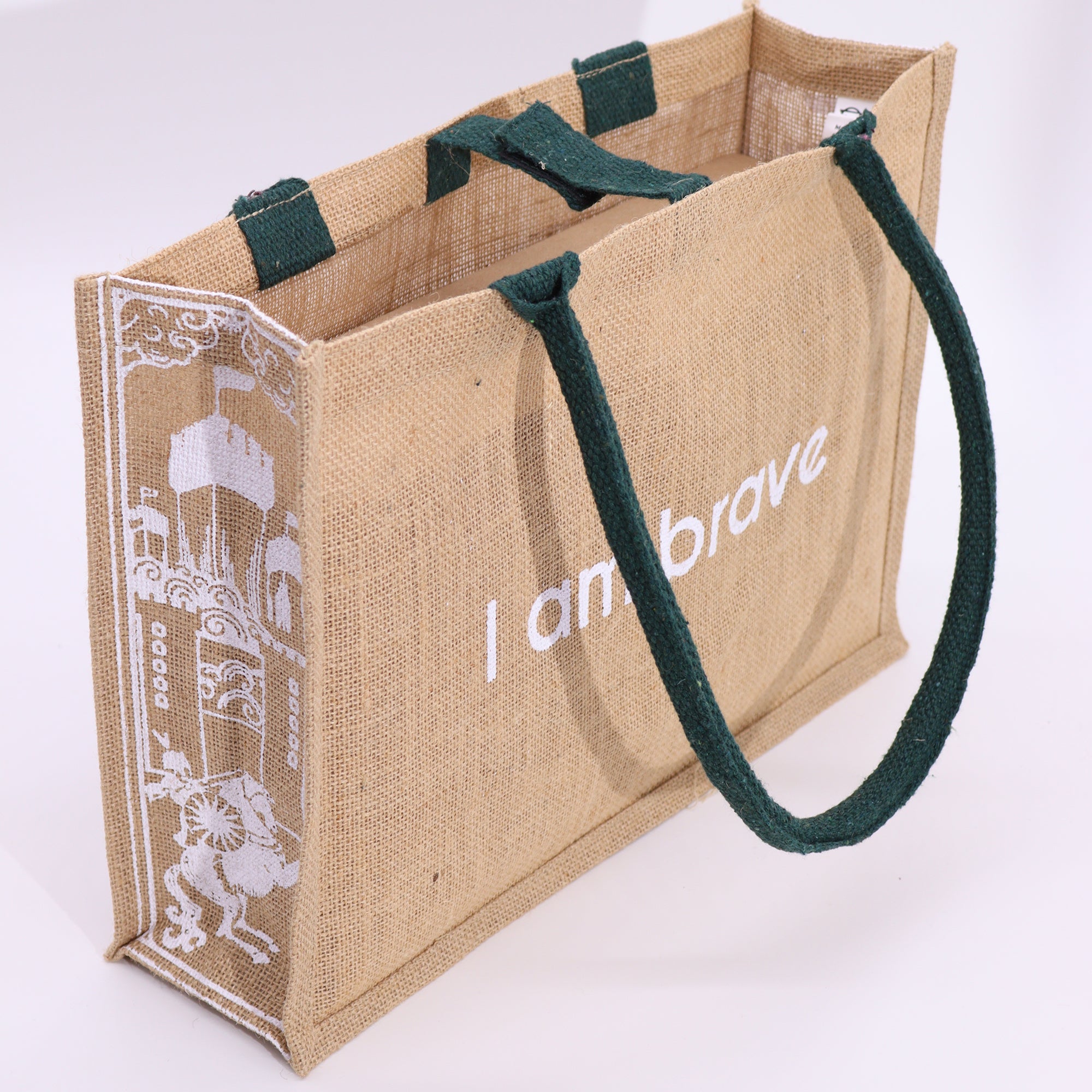 I am Brave - Hop Hare Jute Big Bag