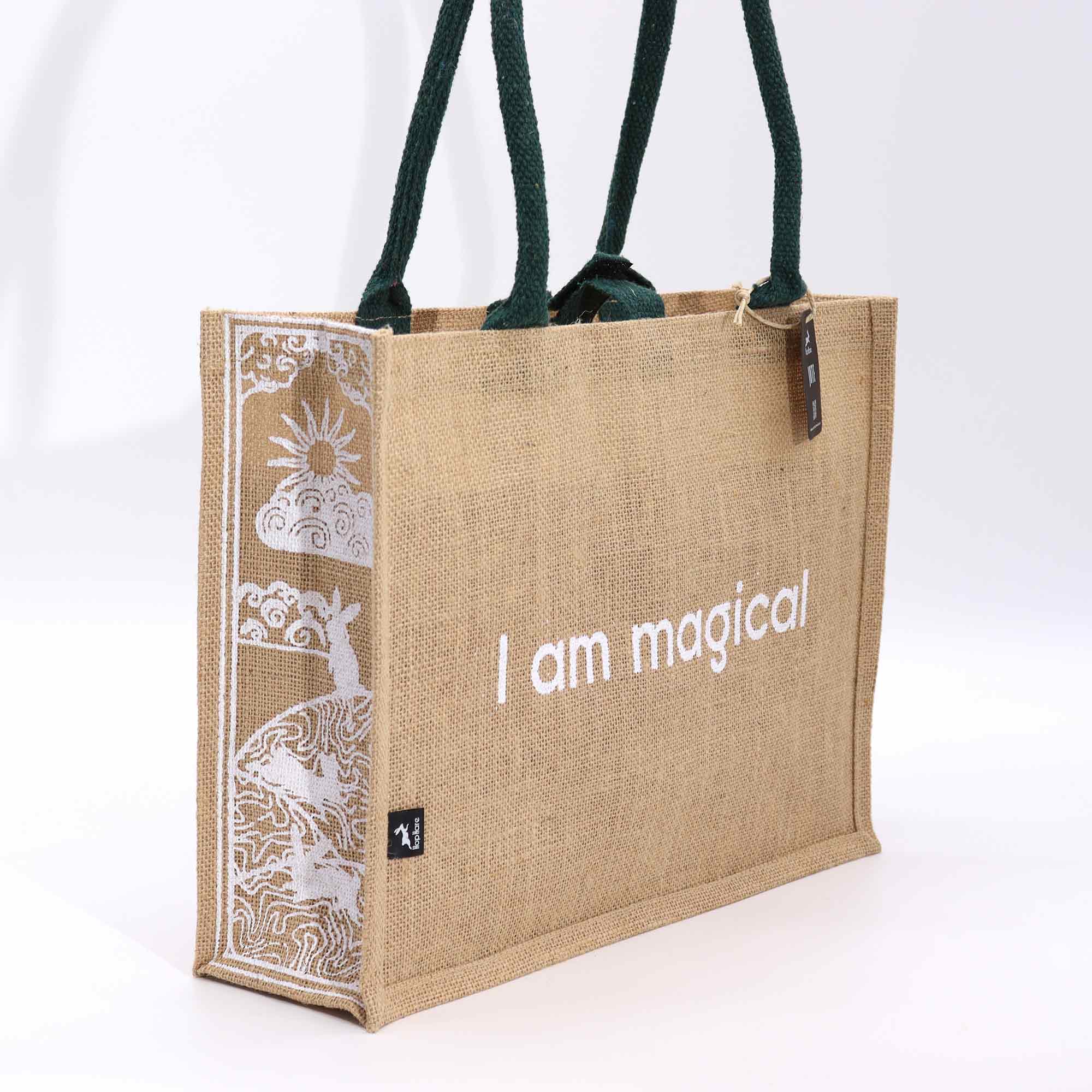 I am Magical - Hop Hare Jute Big Bag