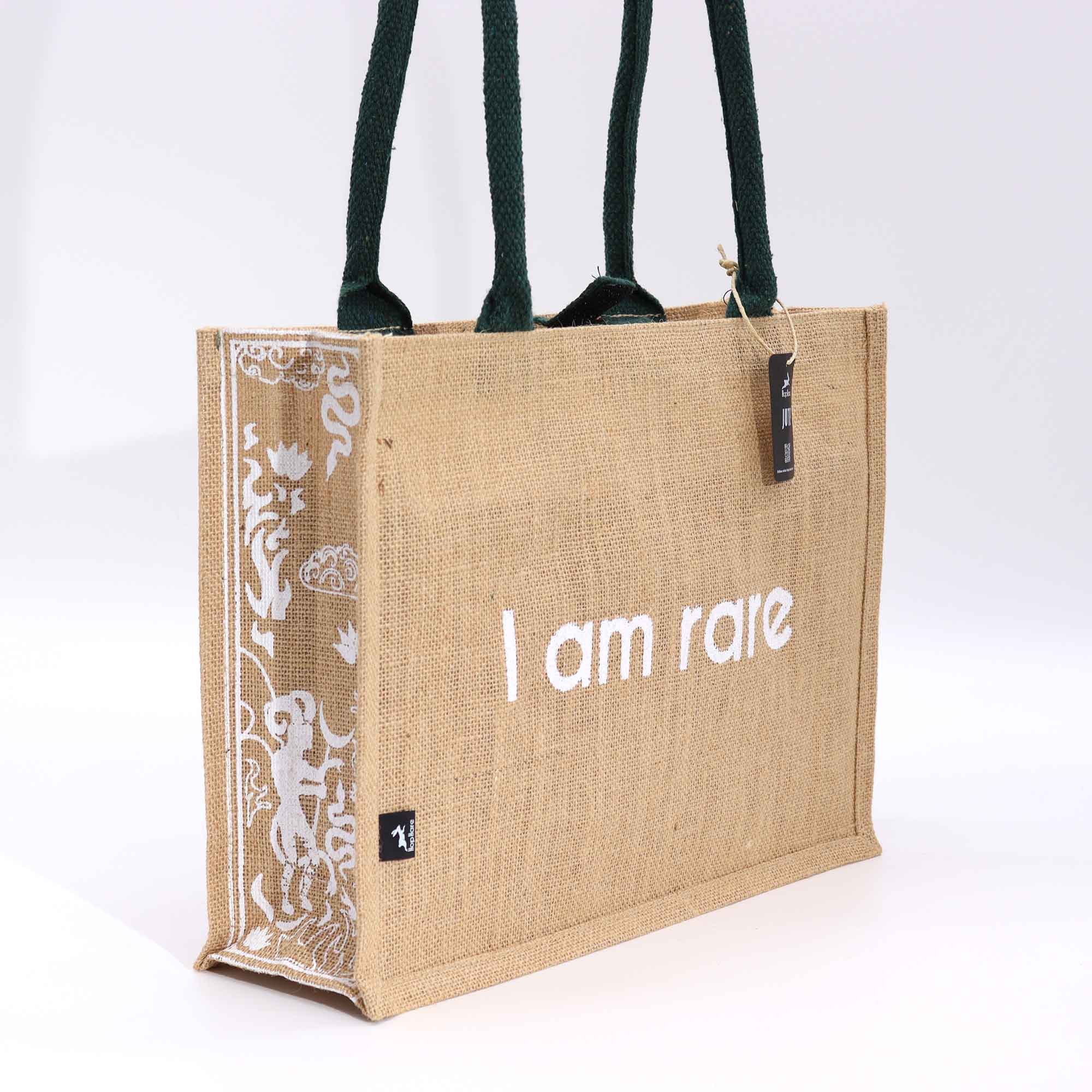 I am Rare - Hop Hare Jute Big Bag