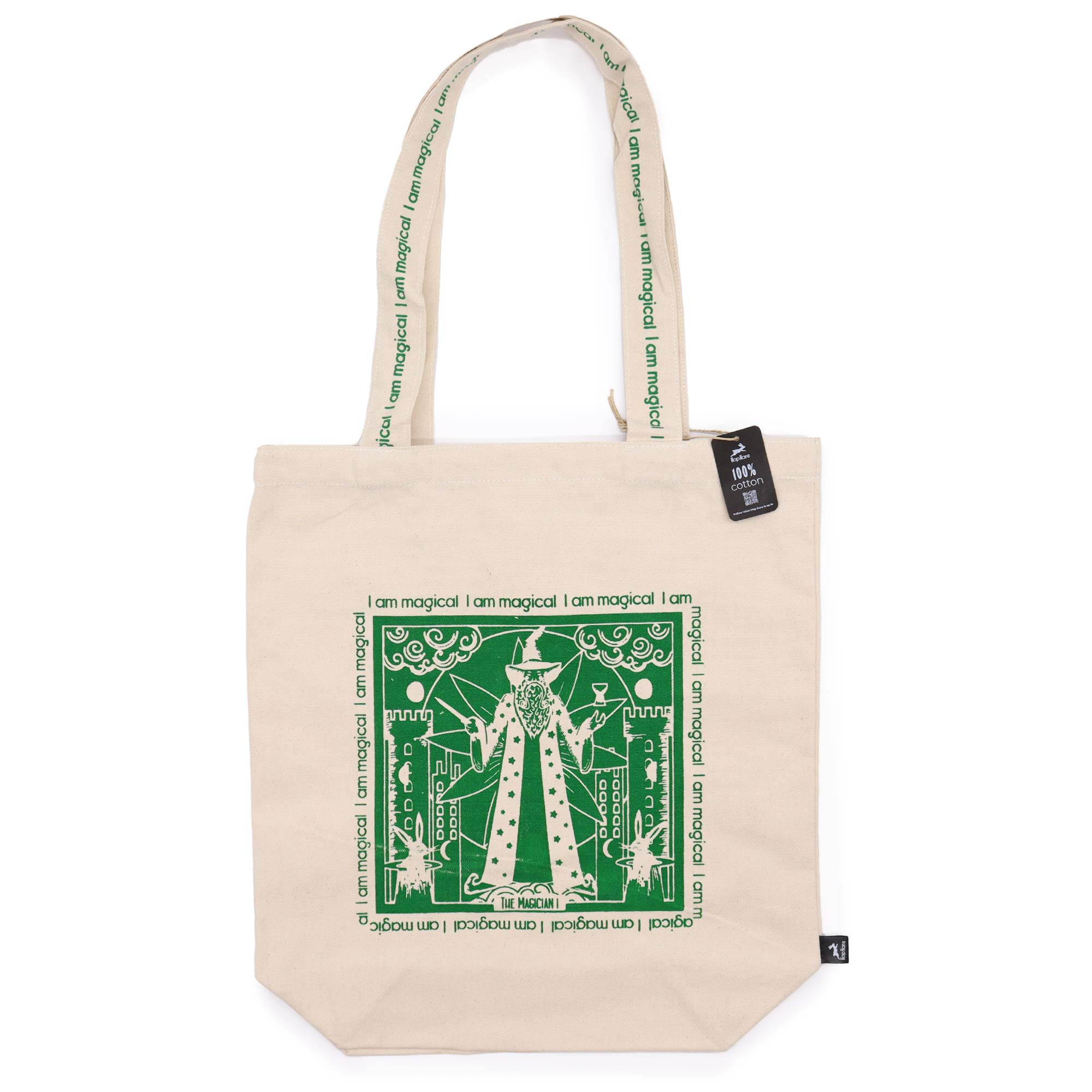 I am Magical - Hop Hare Tote Bag - Cotton Canvas