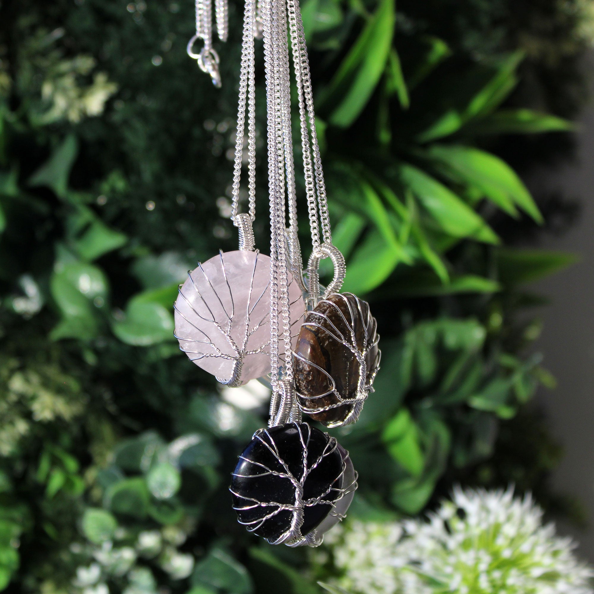 Amethyst - Tree of Life Gemstone Necklace